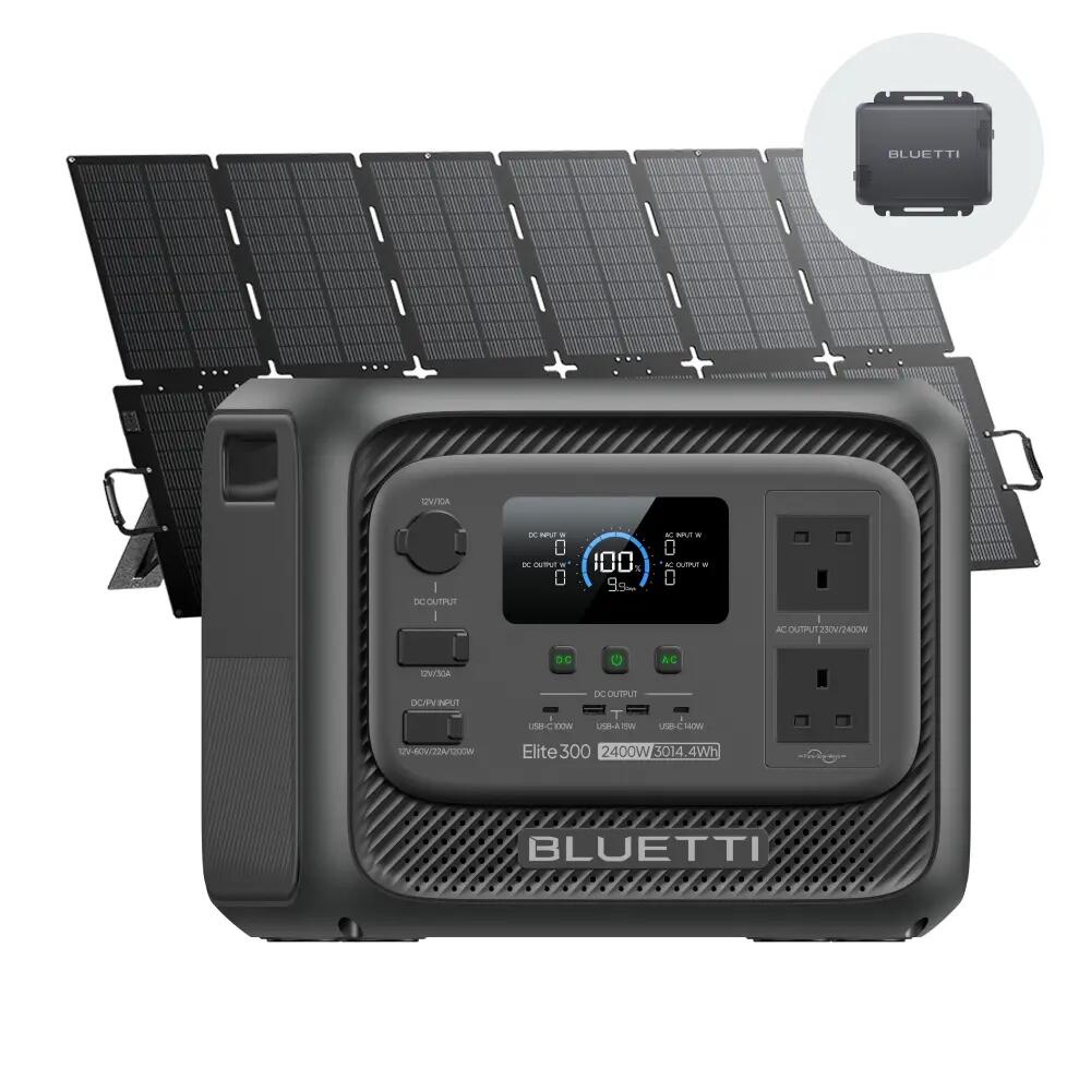 Elite 300+500W BLUETTI Portable Power Station 3014Wh for Camping, Home