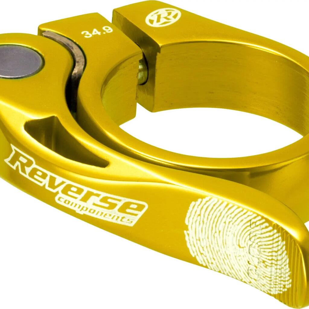 REVERSE Seat Clamp LONG LIFE 34.9 mm Gold