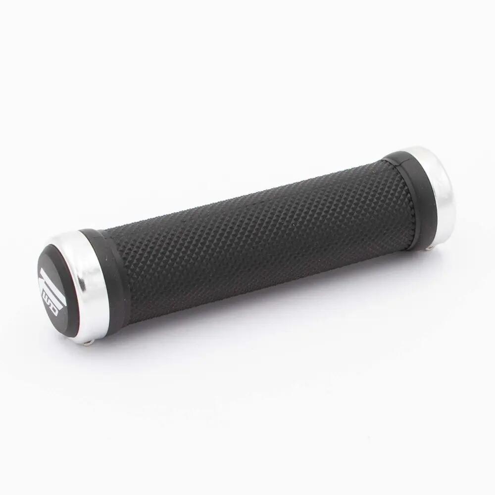 Puños de Bicicleta Forward Negro - Paragon Two Lock Plata 128mm 2/3