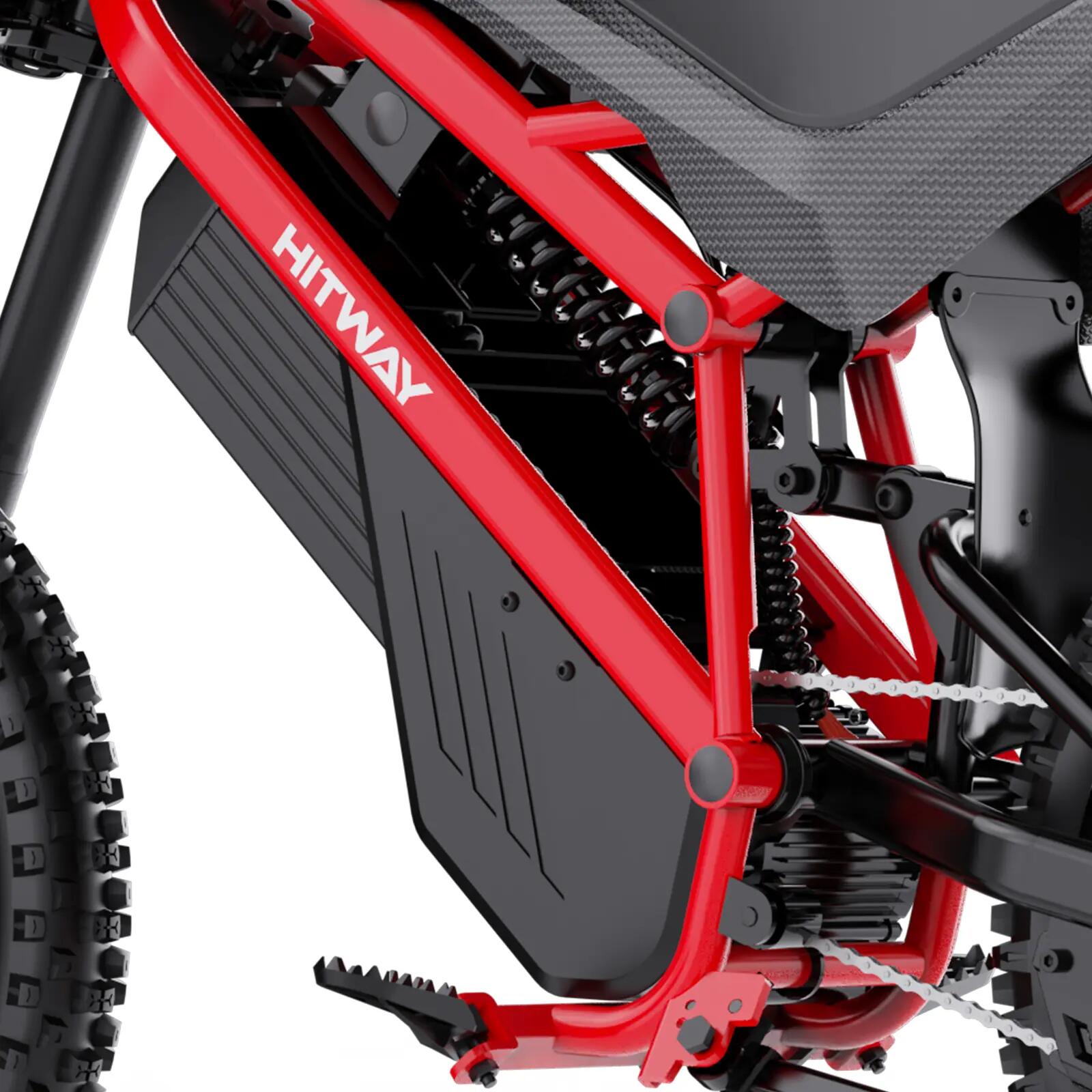 Moto elettrica fuoristrada HT500, 2500W, batteria 60V 27Ah 7/7