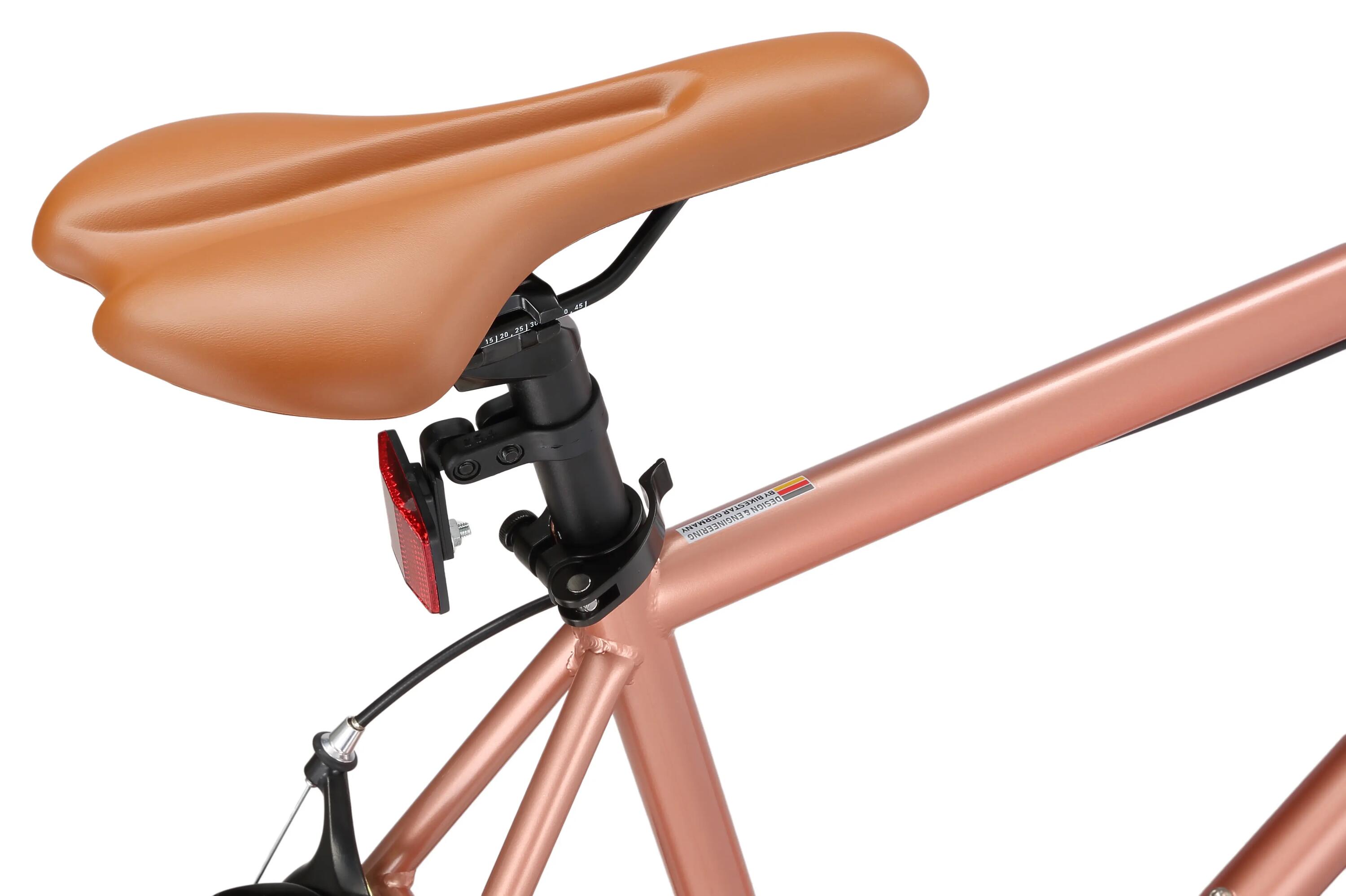 Bicicleta urbana de aluminio single speed 28" 7/12