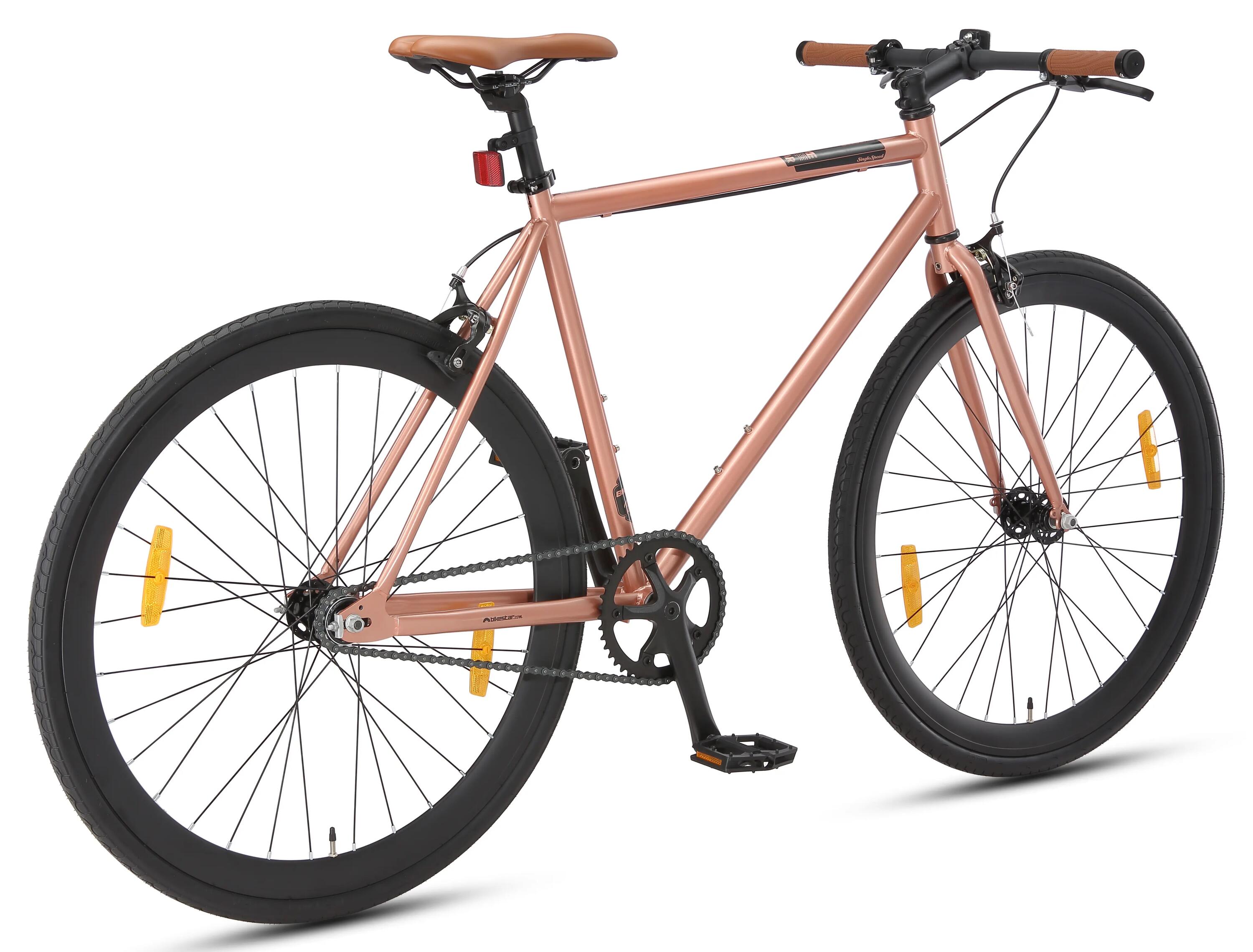 Bicicleta urbana de aluminio single speed 28" 4/12