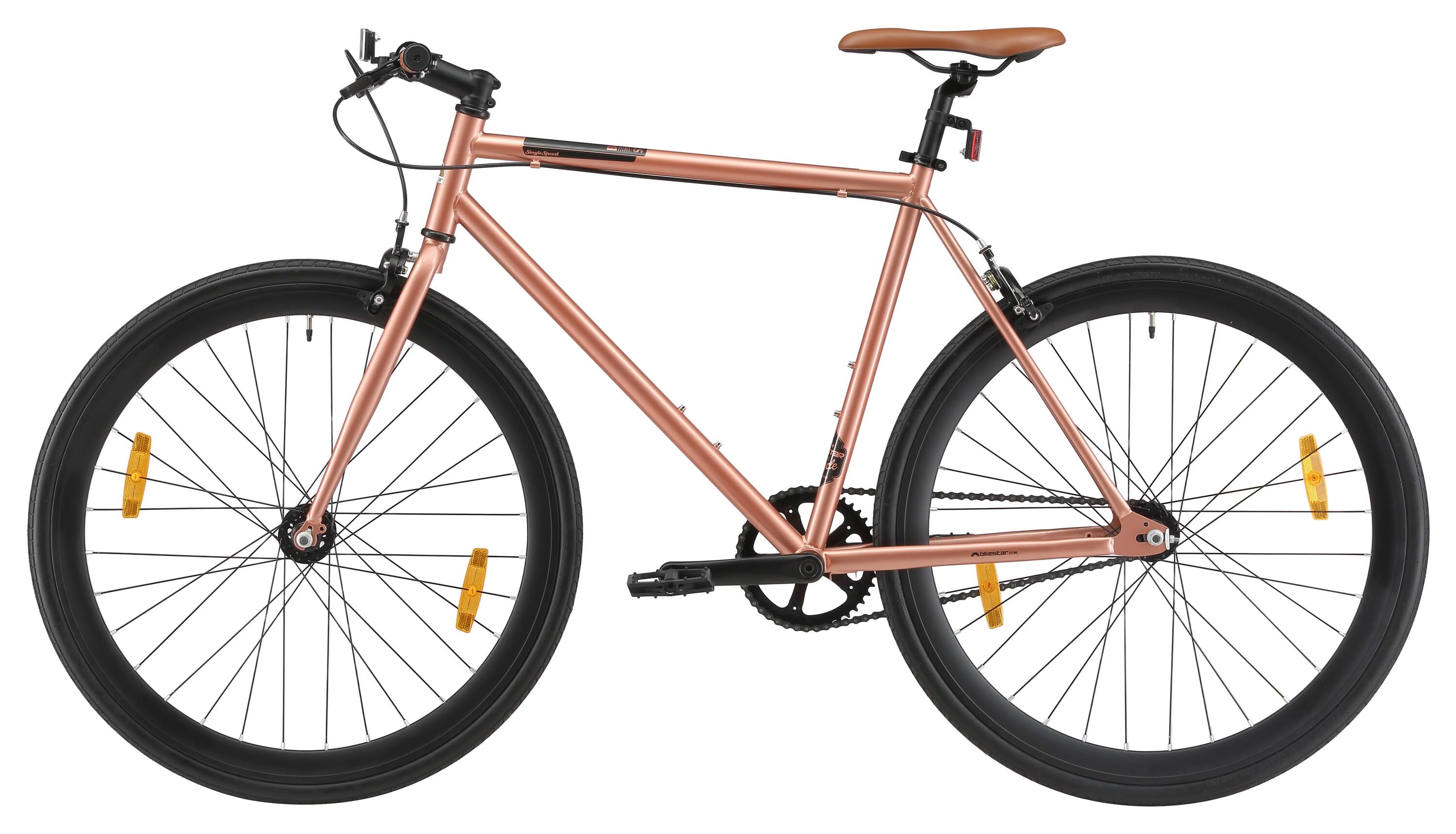 Bicicleta urbana de aluminio single speed 28" 3/12