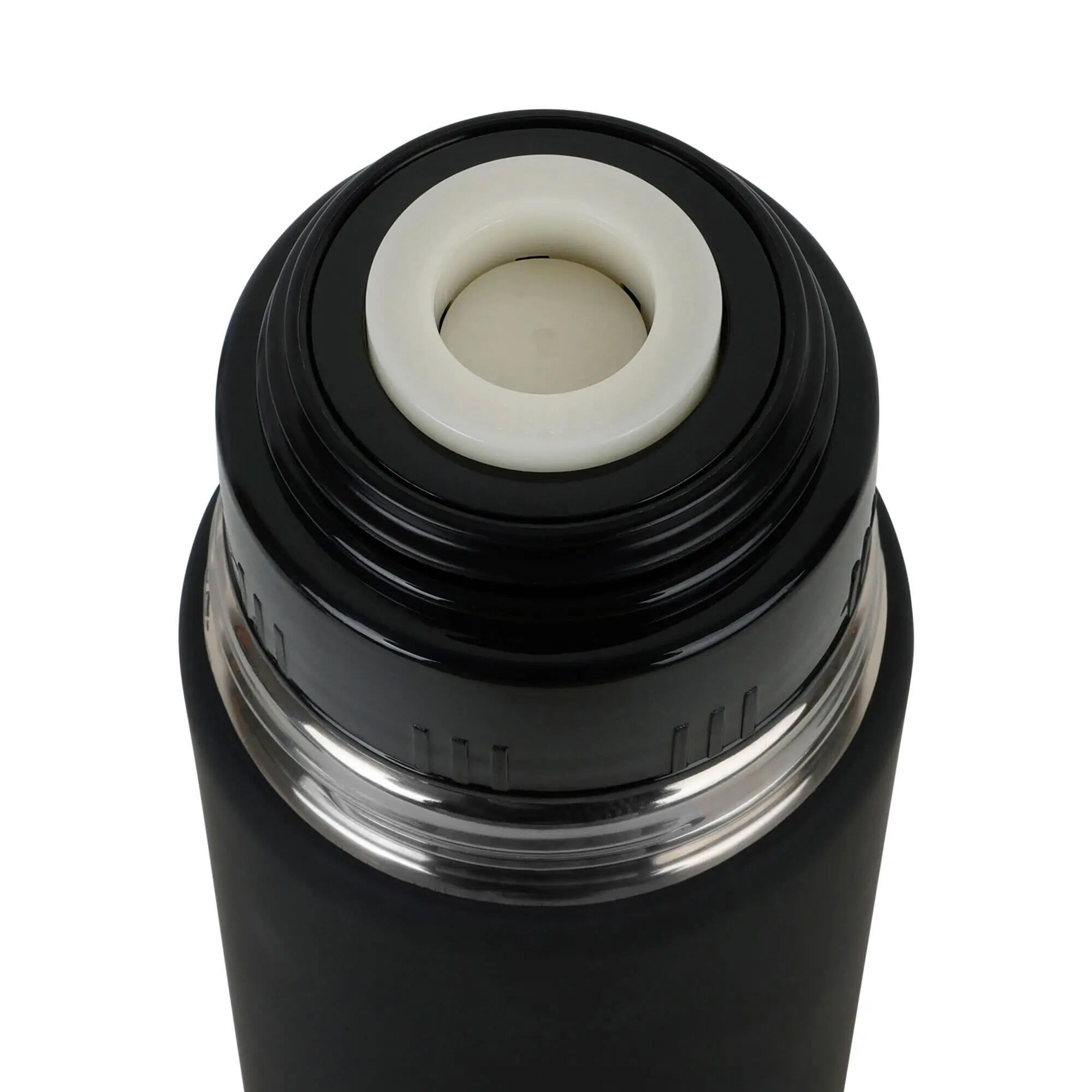 Thermosflasche, 1l Damen und Herren Schwarz 6/6