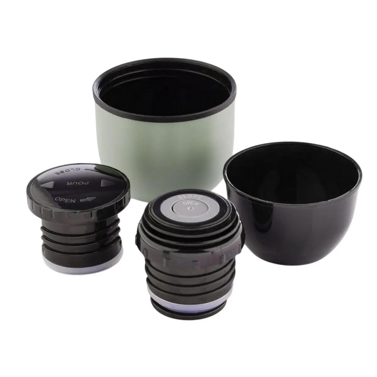 Logo 1000ml thermische veldfles (Groen) 5/6