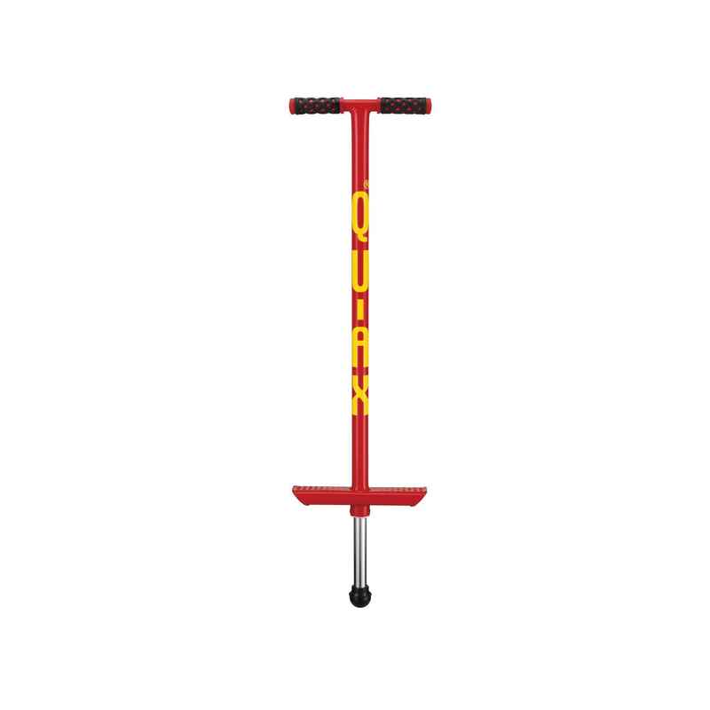 Qu-Ax Hüpfstab Pogo-Stick, Rot, L: 98 cm, bis 30 kg