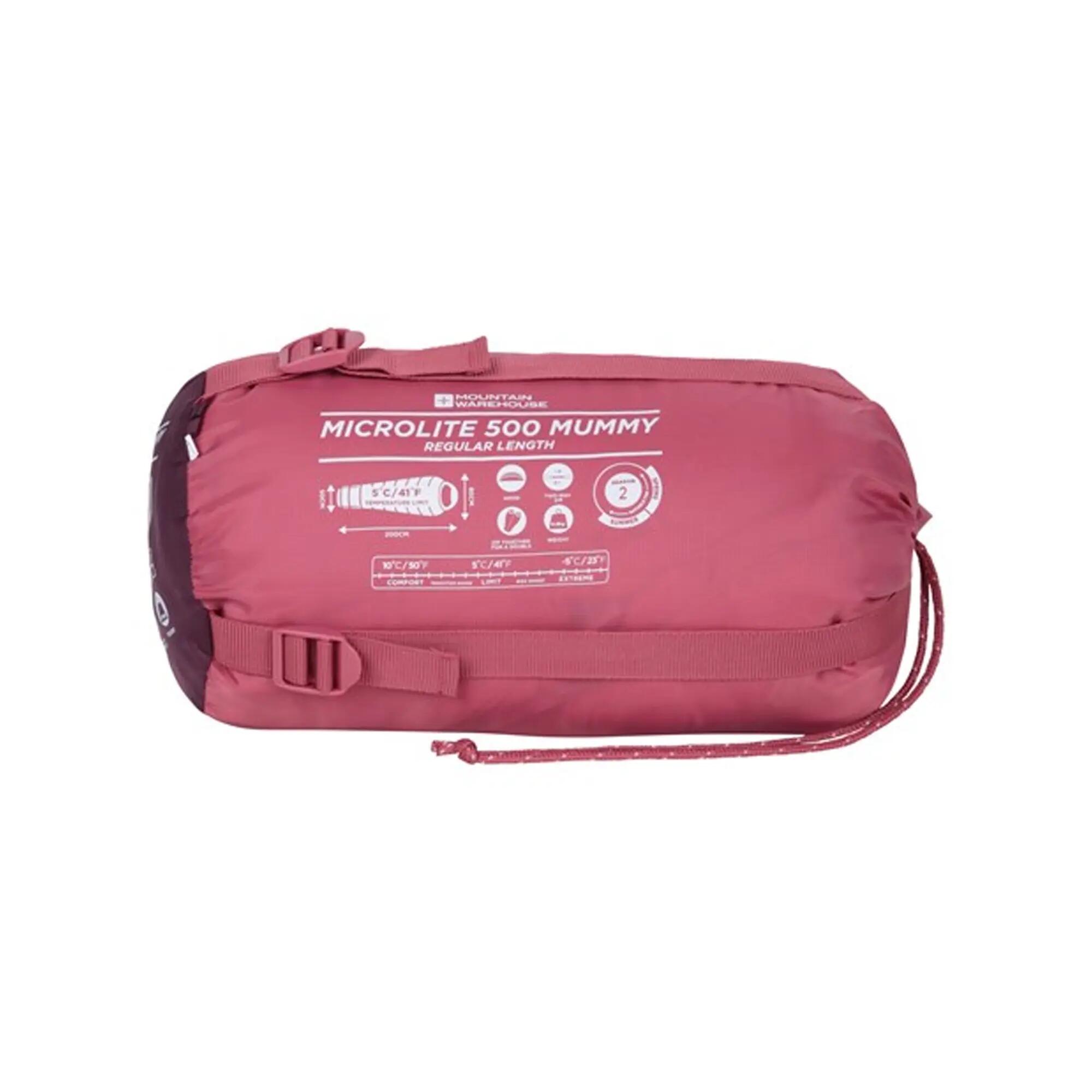 HerrenDamen Unisex Mumienschlafsack, Microlite 500, Zwischensaison Rechter 5/5