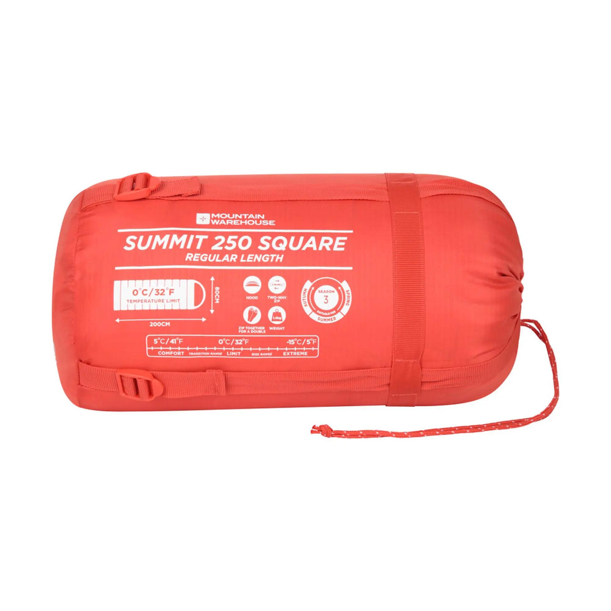 Sac De Couchage SUMMIT Adulte (Orange Brûlé) 5/5