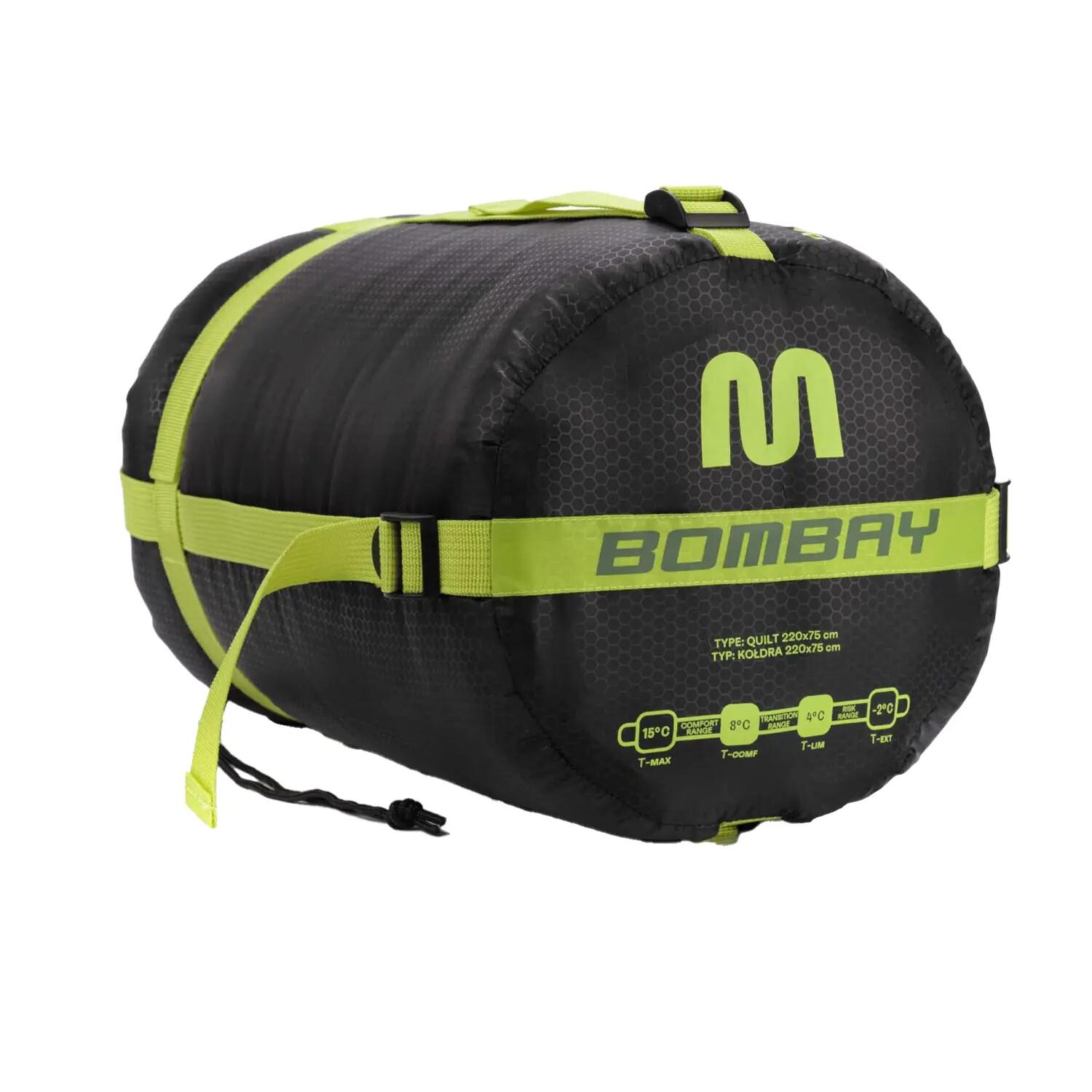 Saco de dormir Bombay (Preto / Verde Neon) 6/6