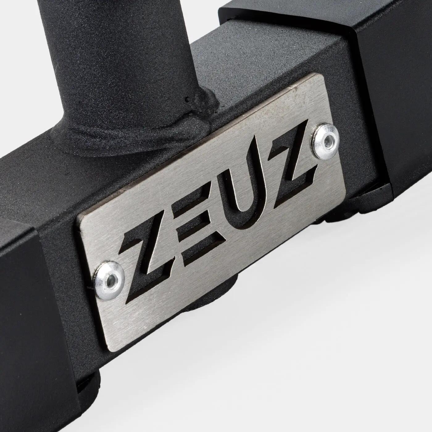 ZEUZ Halterschijf 2 Stuks 2,5 KG – voor 50 mm Halter – Metaal & Rubber 5/7