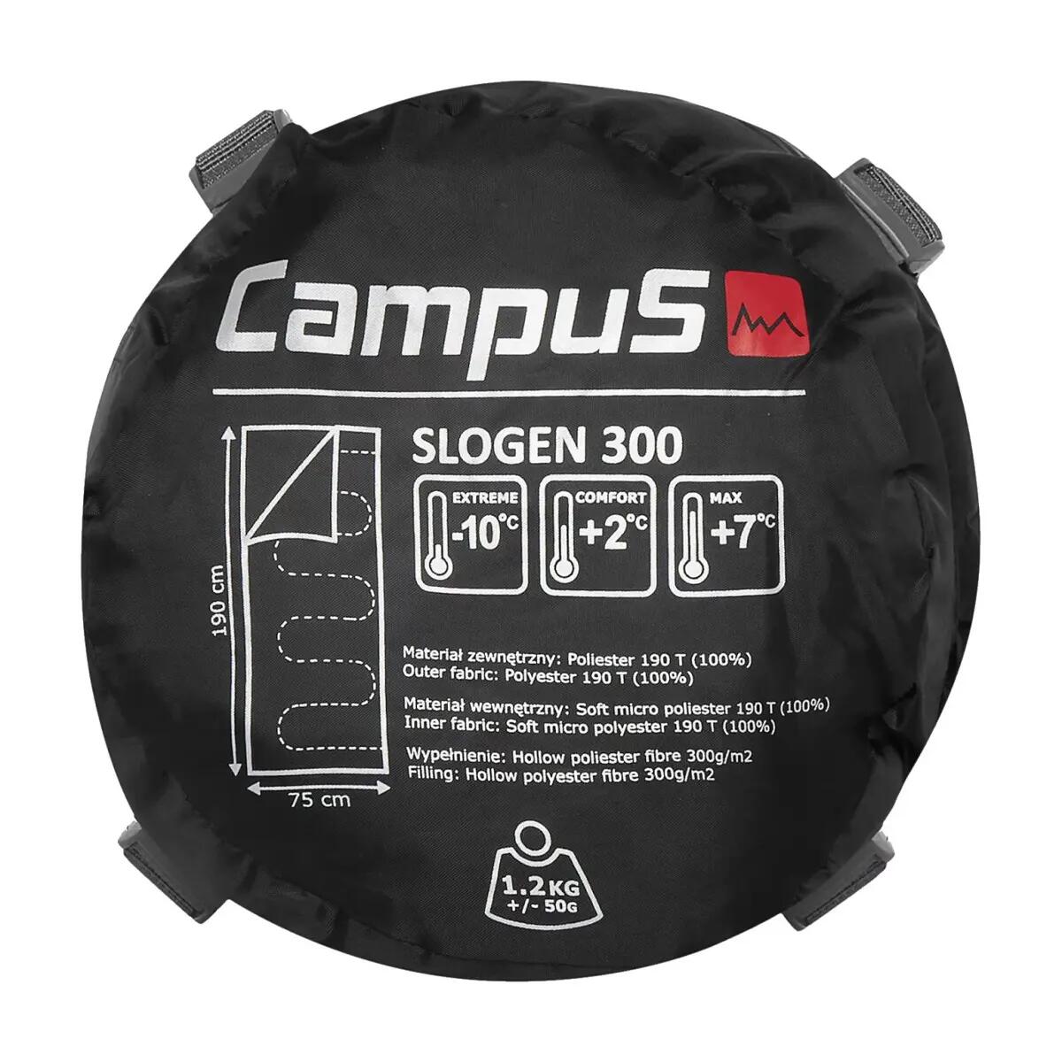 "Slogen 300" Schlafsack Damen und Herren Grau 5/5