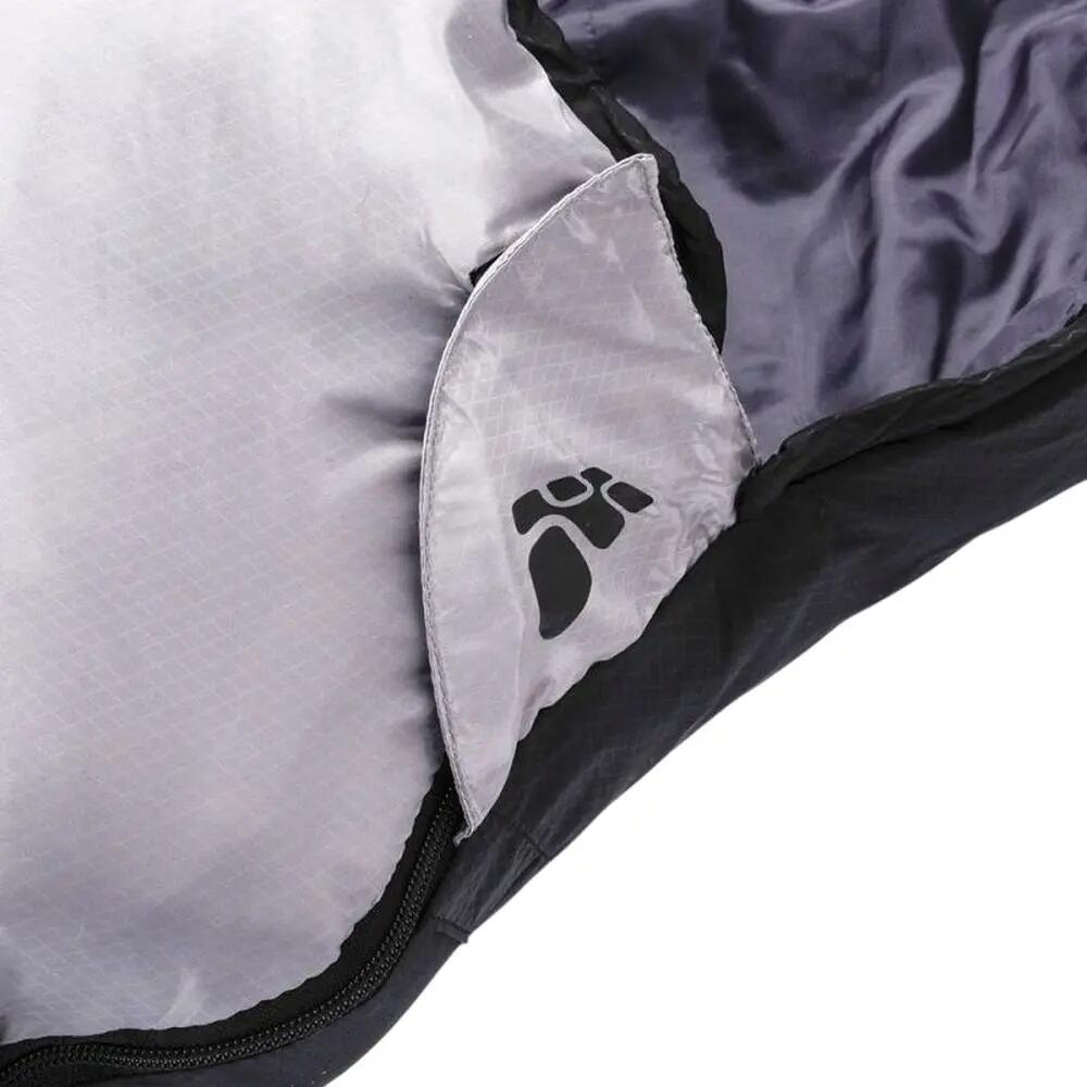 Saco de dormir Indus Logo com fecho direito em poliéster (Cinzento) 5/6