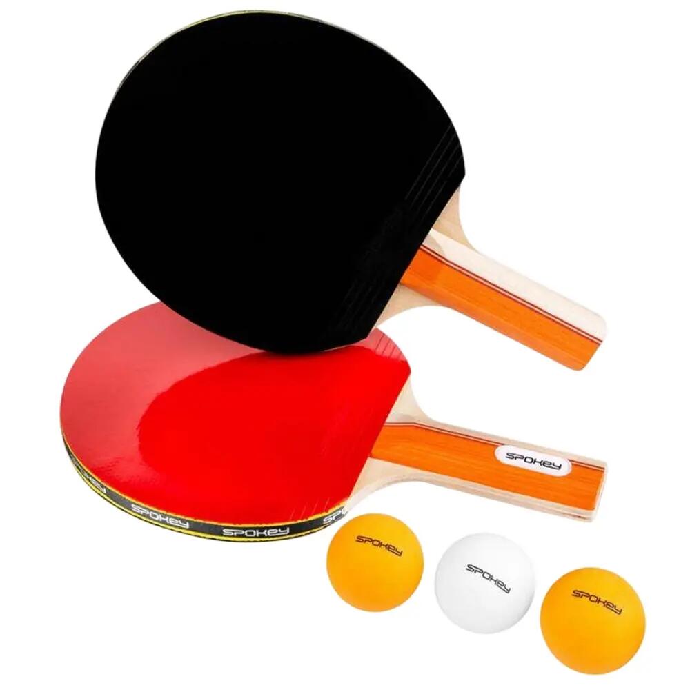 "Standard" TischtennisSet, Holz, Gummi Damen und Herren Braun Einheitsgröße 6/6
