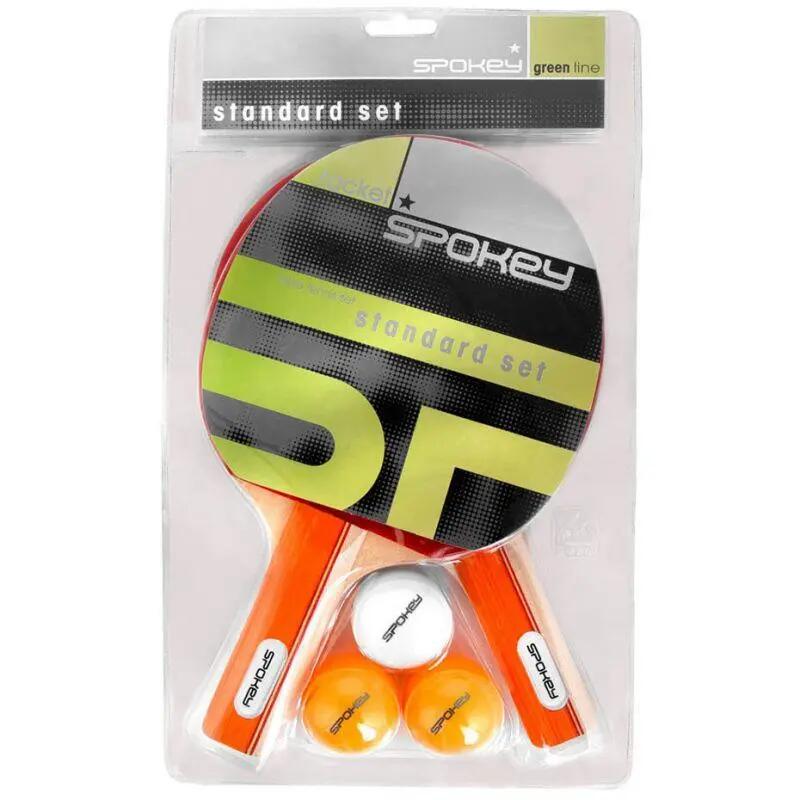 "Standard" TischtennisSet, Holz, Gummi Damen und Herren Braun Einheitsgröße 5/6