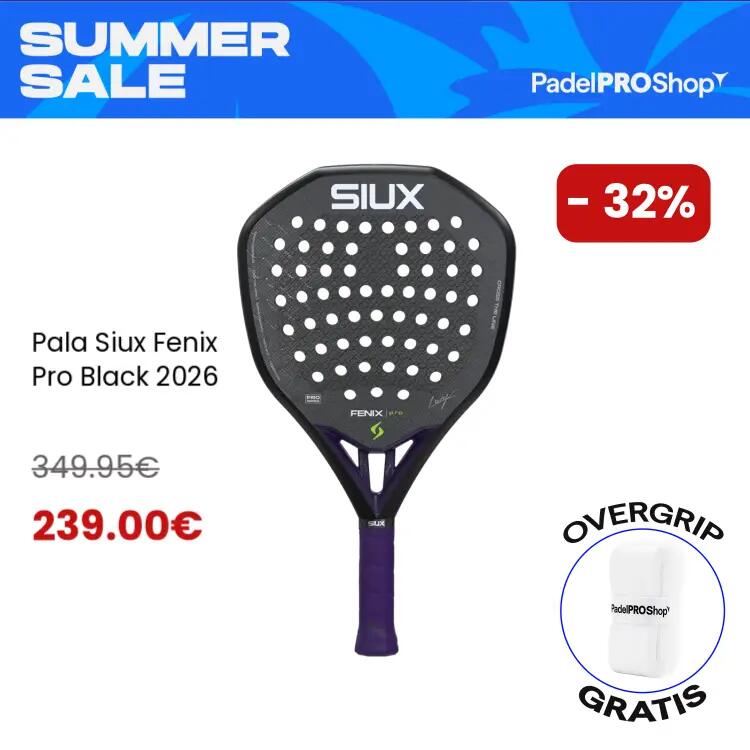 SIUX RAQUETTE DE PADEL FENIX PRO 2026 BLACK 1/7