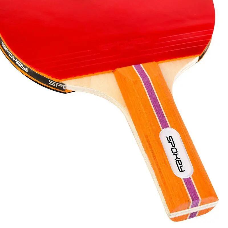 "Alpha" TischtennisSet, Holz, Gummi Damen und Herren Braun Einheitsgröße 5/6