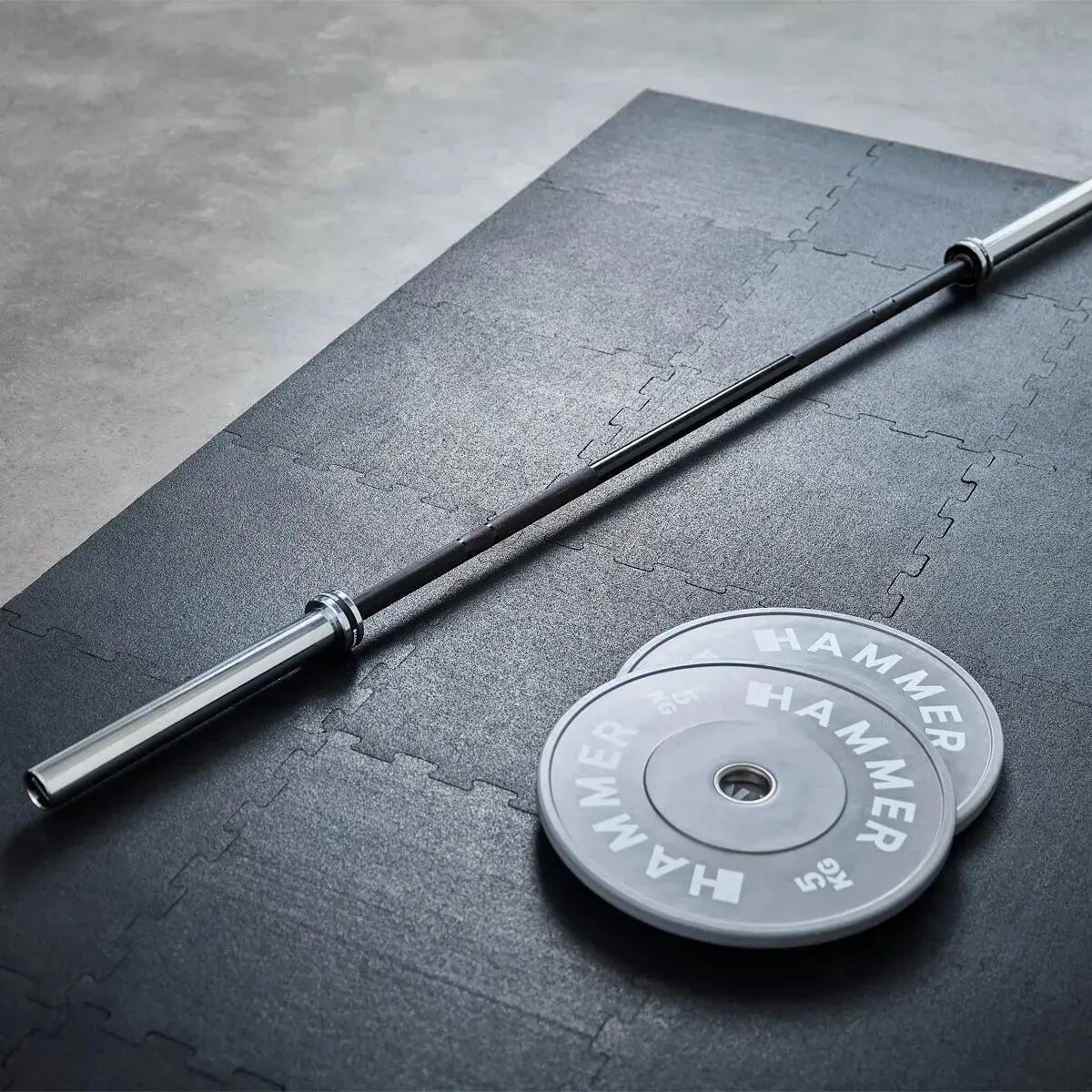 Disco olímpico comp amortiguado 1x5 kg diámetro 50 mm Hammer 12/13