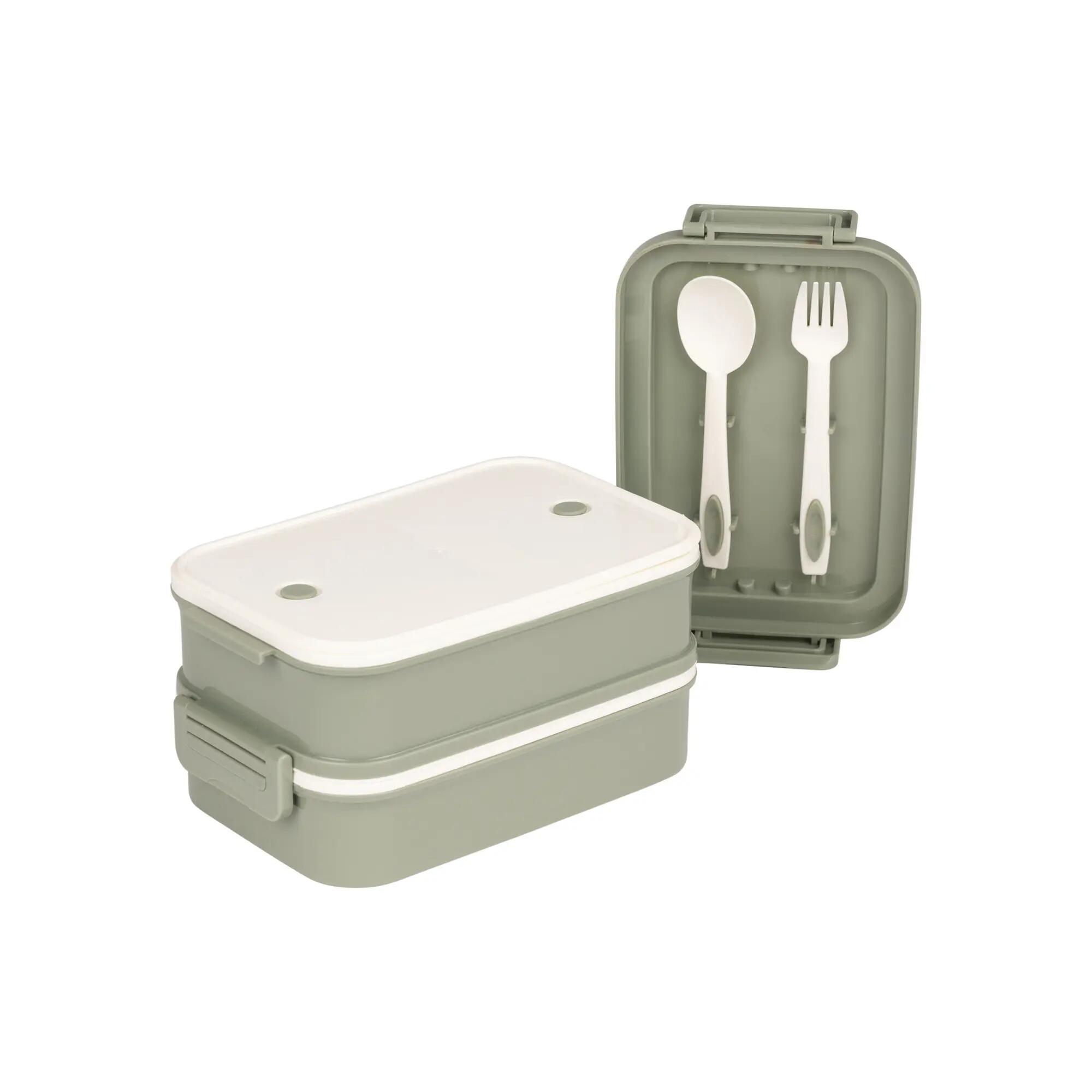 Contenitore Porta Pranzo Trespass Bento Verde Oliva Scuro 6/7