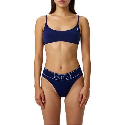 Haut De Maillot De Bain Motif/style Poney Femme (Bleu Marine Foncé)