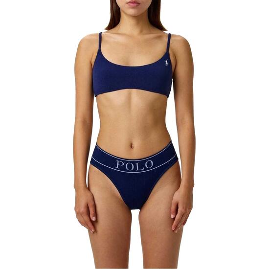 Haut De Maillot De Bain Motif/style Poney Femme (Bleu Marine Foncé)