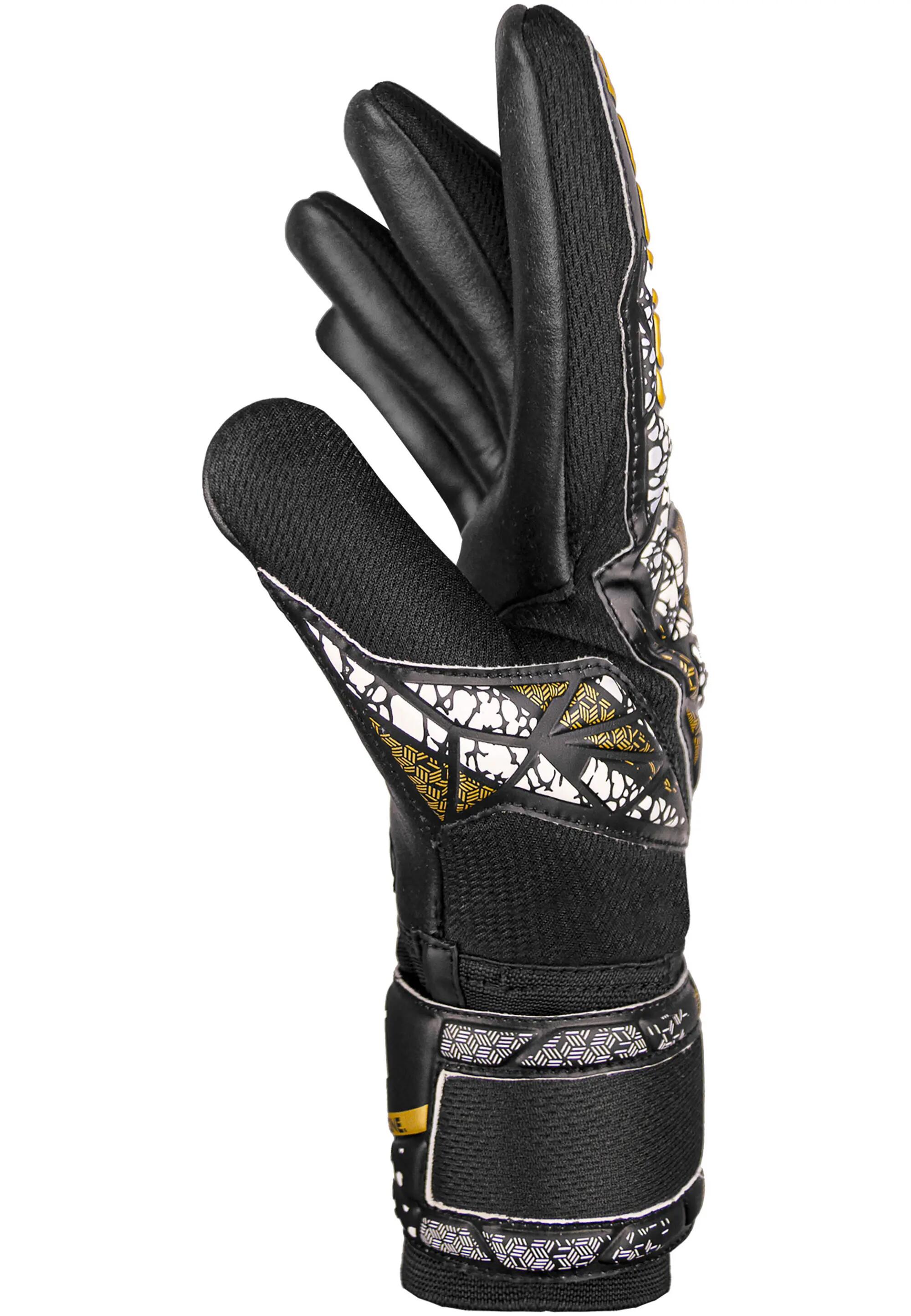 Torwarthandschuh Attrakt Silver NC Finger Support 8/9