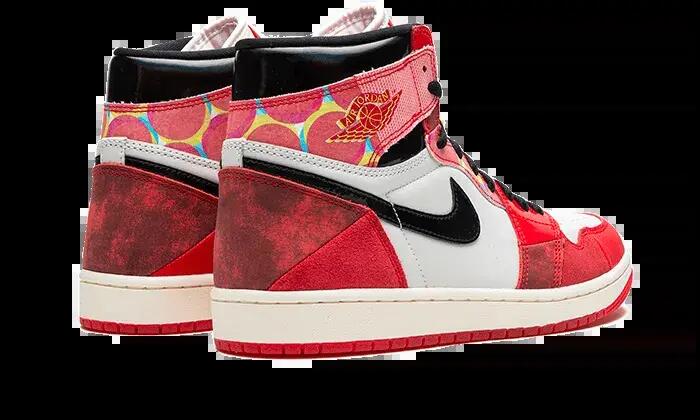 Schuhe - air jordan 1 spider-verse - hoch - red/black/white 3/4