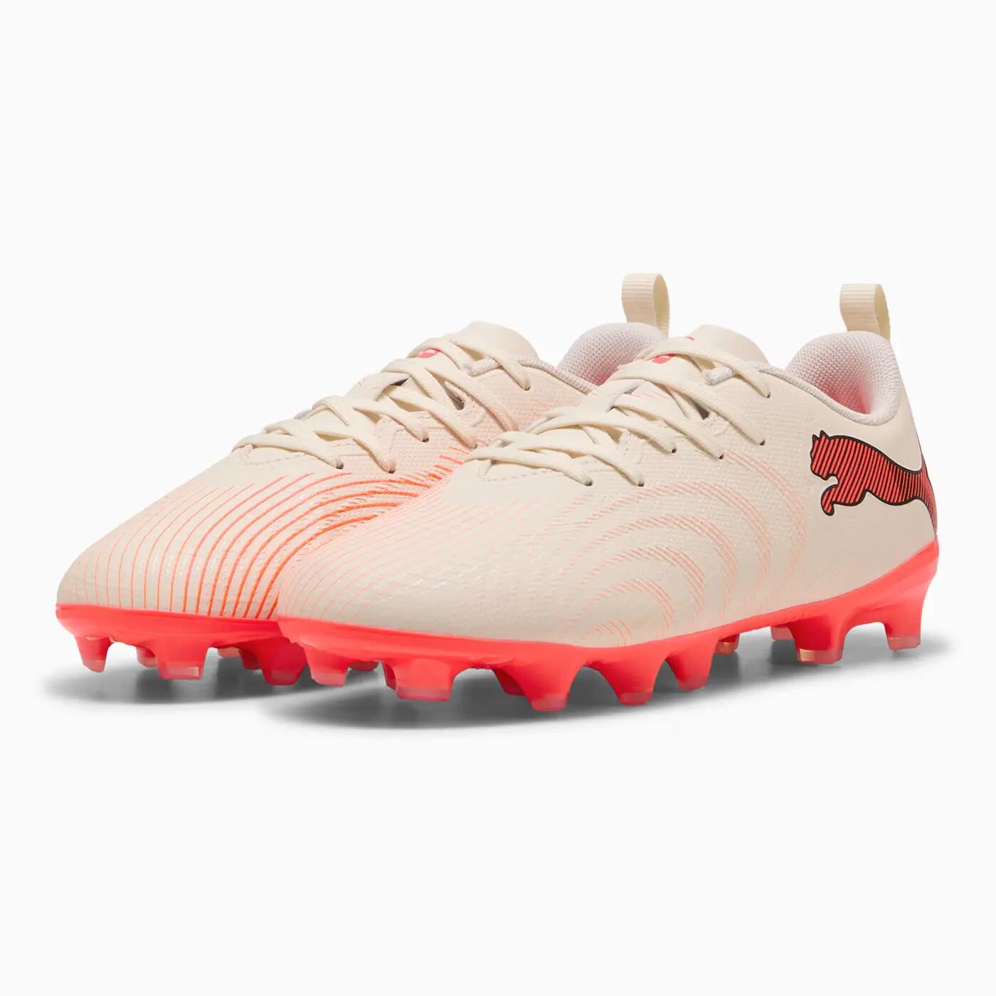 Puma Future 9 Play Fg/ag Junior Fußballschuhe Amande Und Ultra Rot 7/14