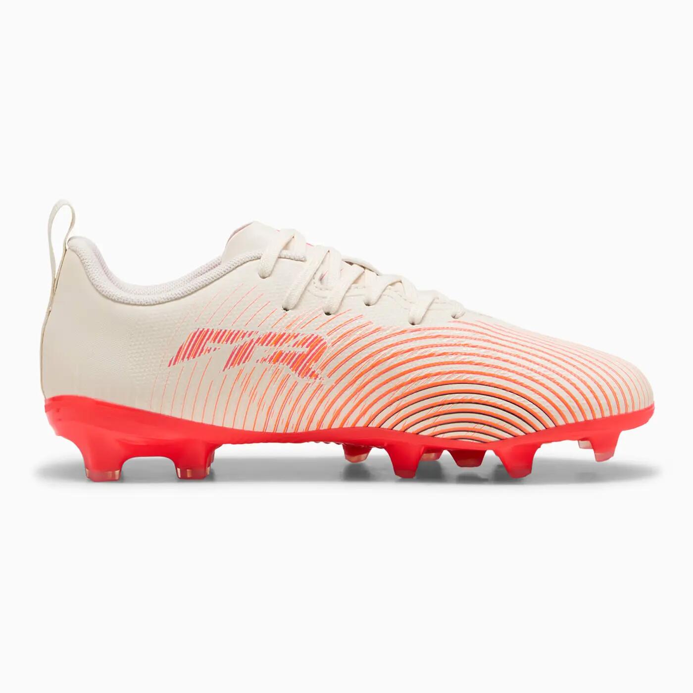 Puma Future 9 Play Fg/ag Junior Fußballschuhe Amande Und Ultra Rot 3/14