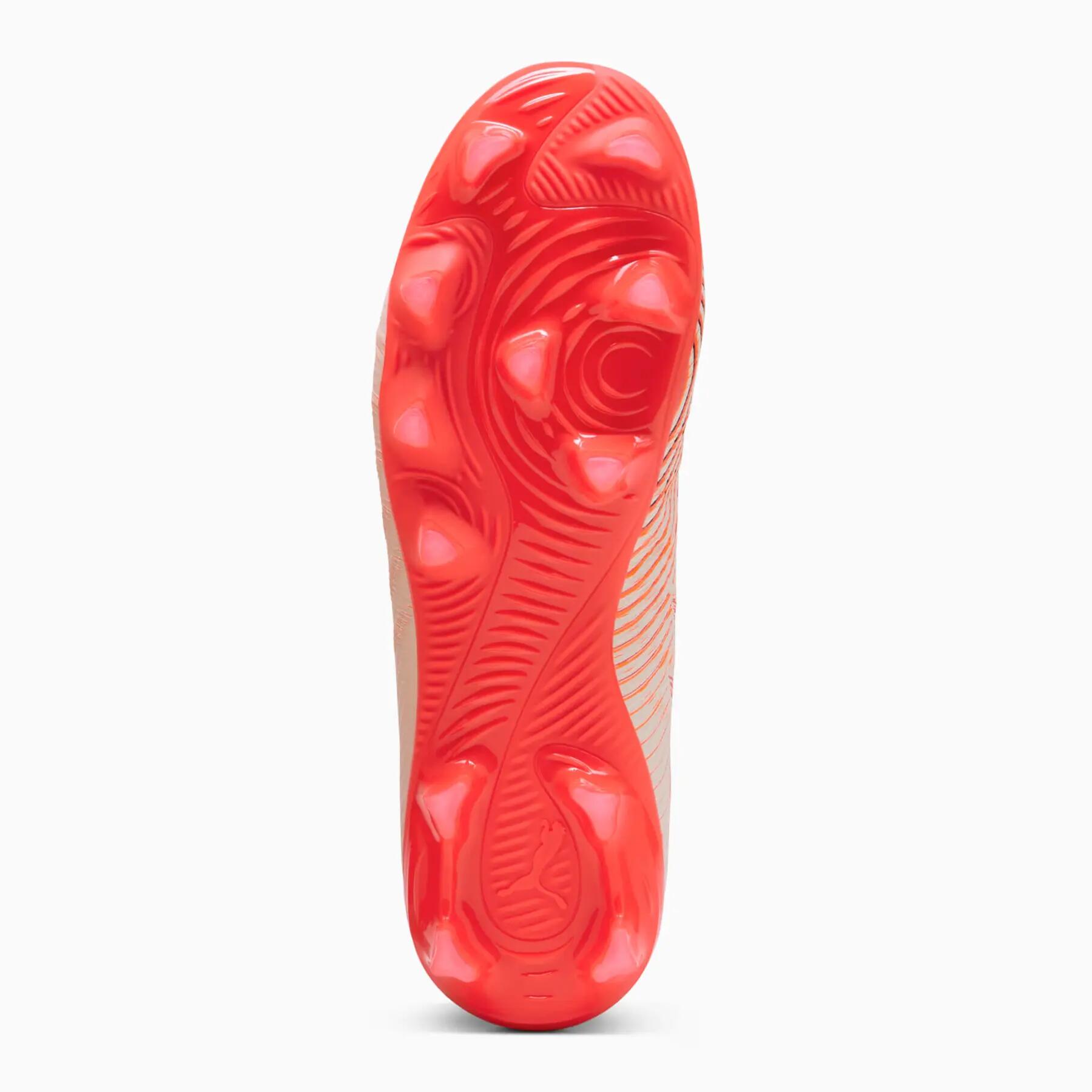 Puma Future 9 Play Fg/ag Junior Fußballschuhe Amande Und Ultra Rot 2/14