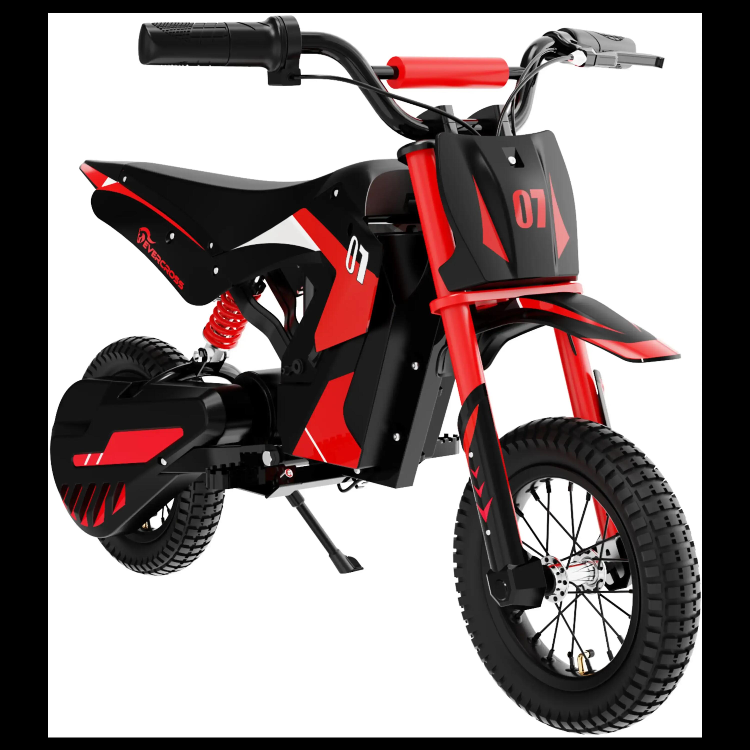 Moto elétrica criança EV12M-12 polegadas-Suspensão-Freio a tambor-18km autonomia 3/9