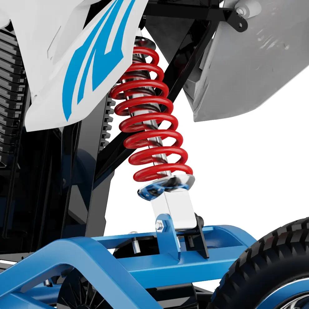 Elektromotorrad Kinder EV12M PRO-12 Zoll-Bluetooth-LED-Federung-18km Reichweite 12/12