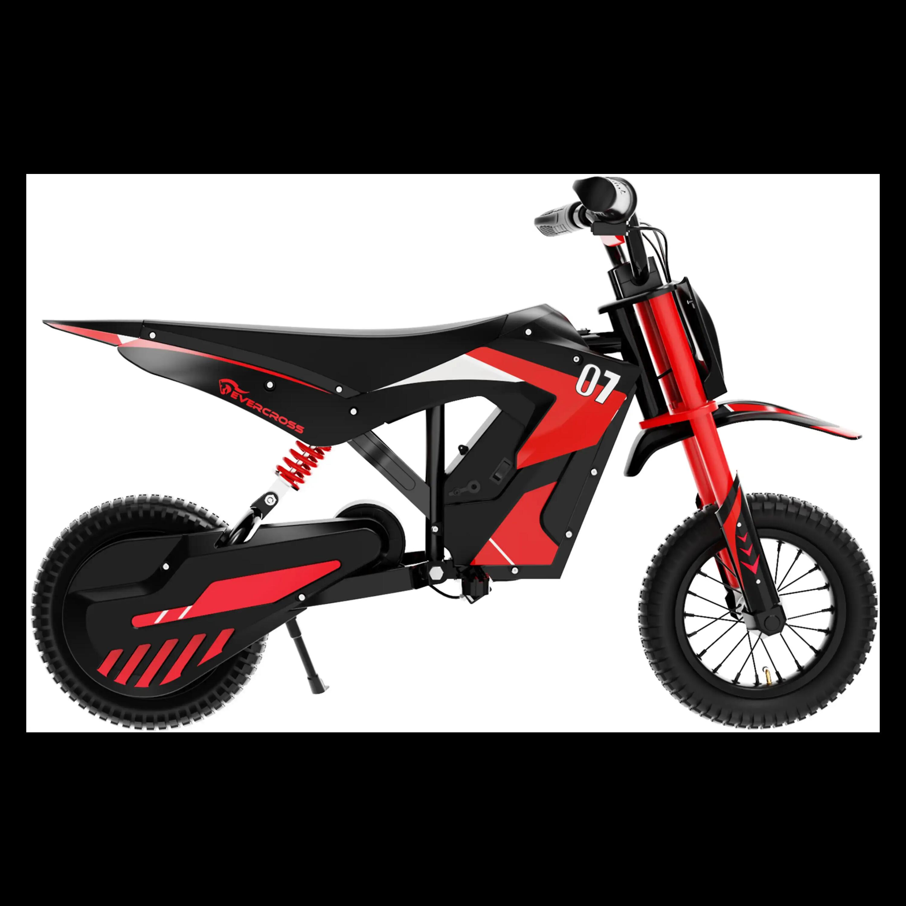 Moto elétrica criança EV12M-12 polegadas-Suspensão-Freio a tambor-18km autonomia 2/9