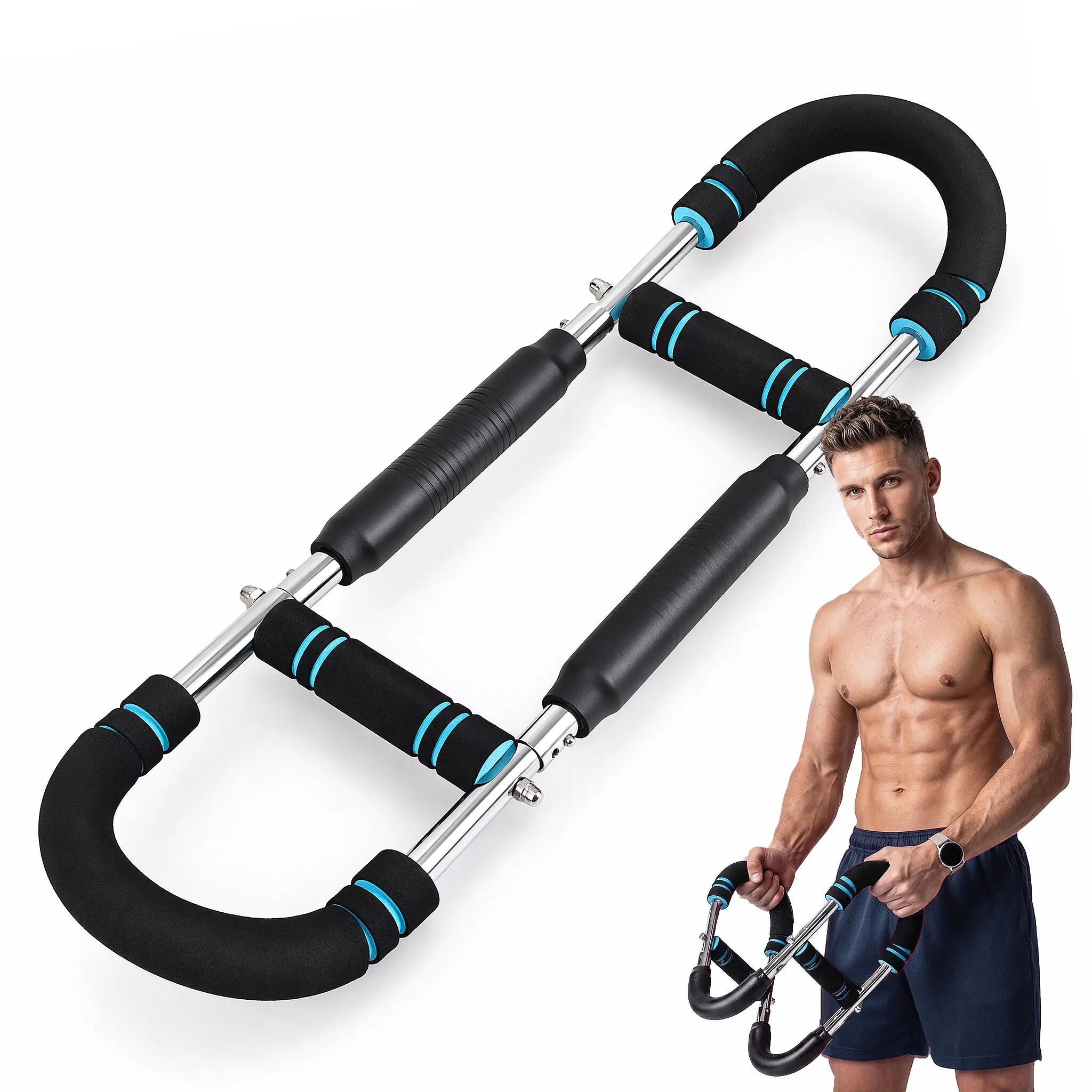 Everfit Twister Arm Exerciser 60-90lb Adjustable Chest Workout Equipment Home Gy