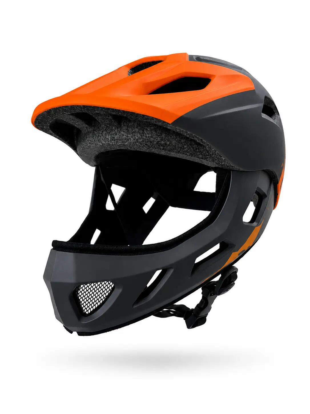 Kask rowerowy BTM-F1 FullFace XS (48-53cm) szary 1/6