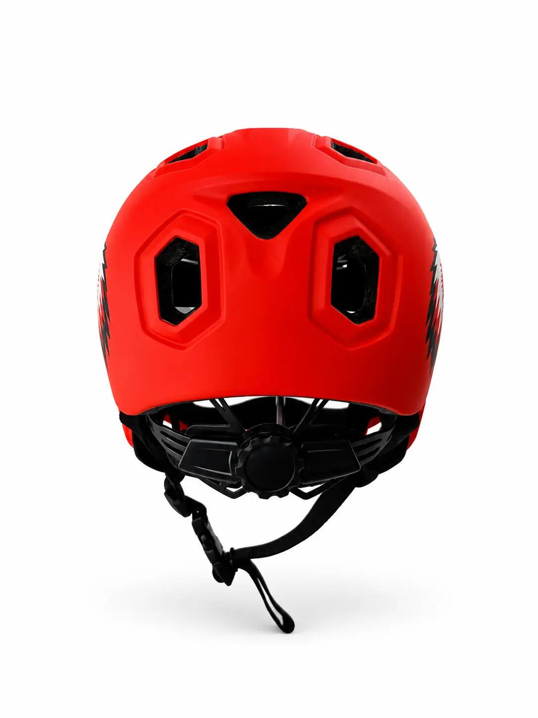 Kask rowerowy BTM-F1 FullFace XS (48-53cm) pomarańczowy 4/6