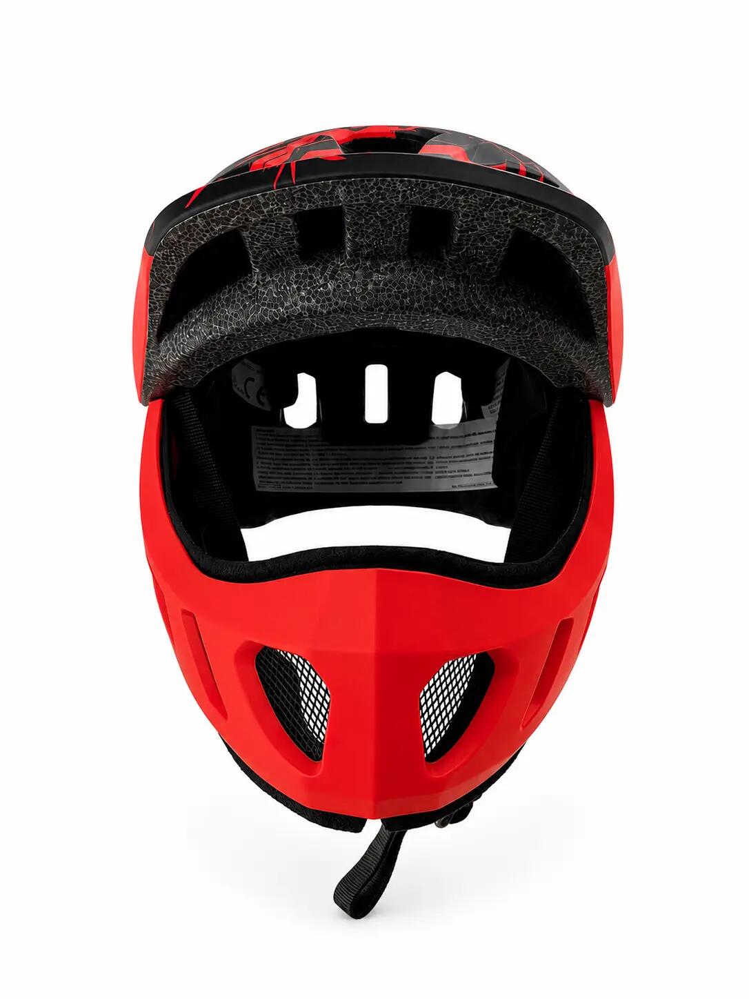 Kask rowerowy BTM-F1 FullFace XS (48-53cm) pomarańczowy 2/6