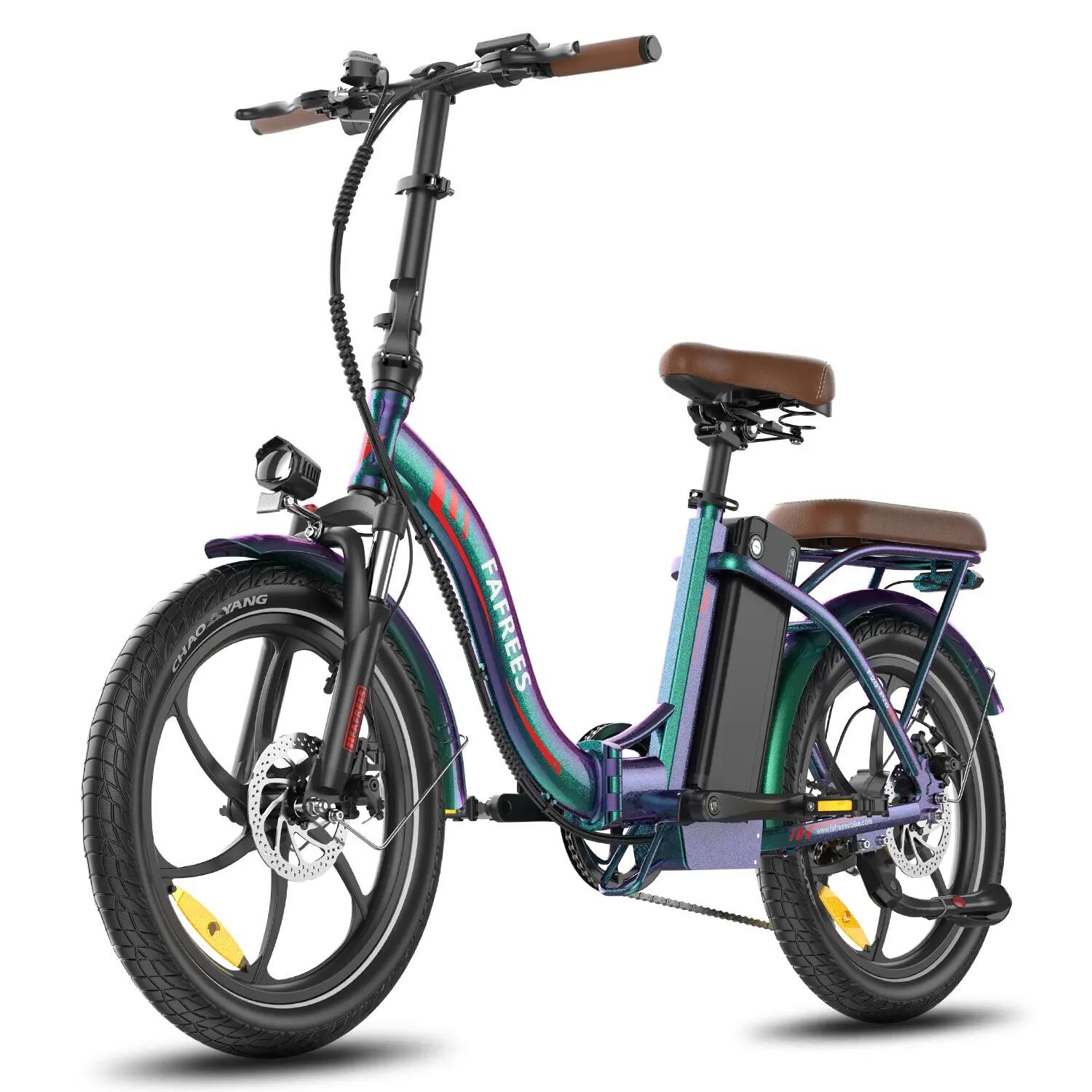 Elektrische Fiets FAFREES F20+ Pro 250W 36V25Ah 20" Aurora Groen 1/5