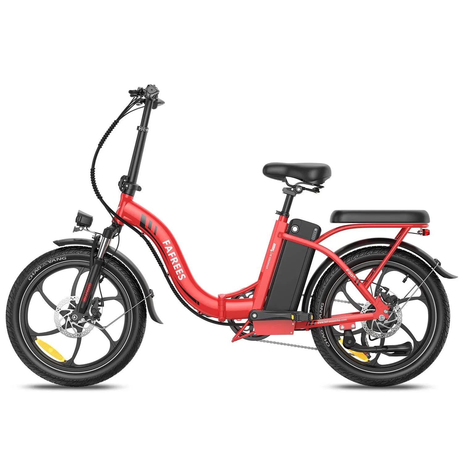 Elektrische Fiets FAFREES F20+ 250W 36V20Ah 20" Rood 5/5