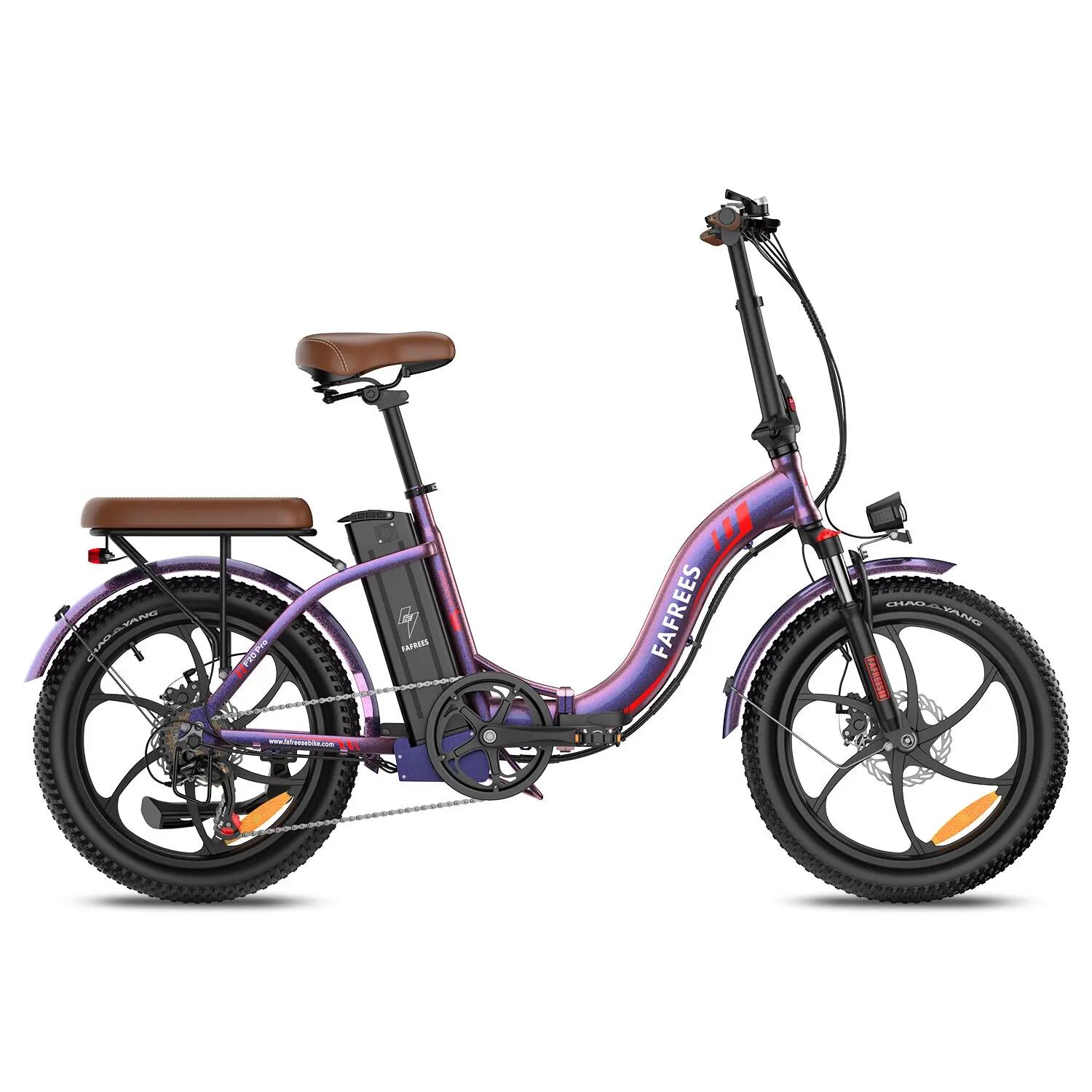 Vélo Électrique FAFREES F20 Pro 250W 36V20Ah 20" Violet Rose 5/5