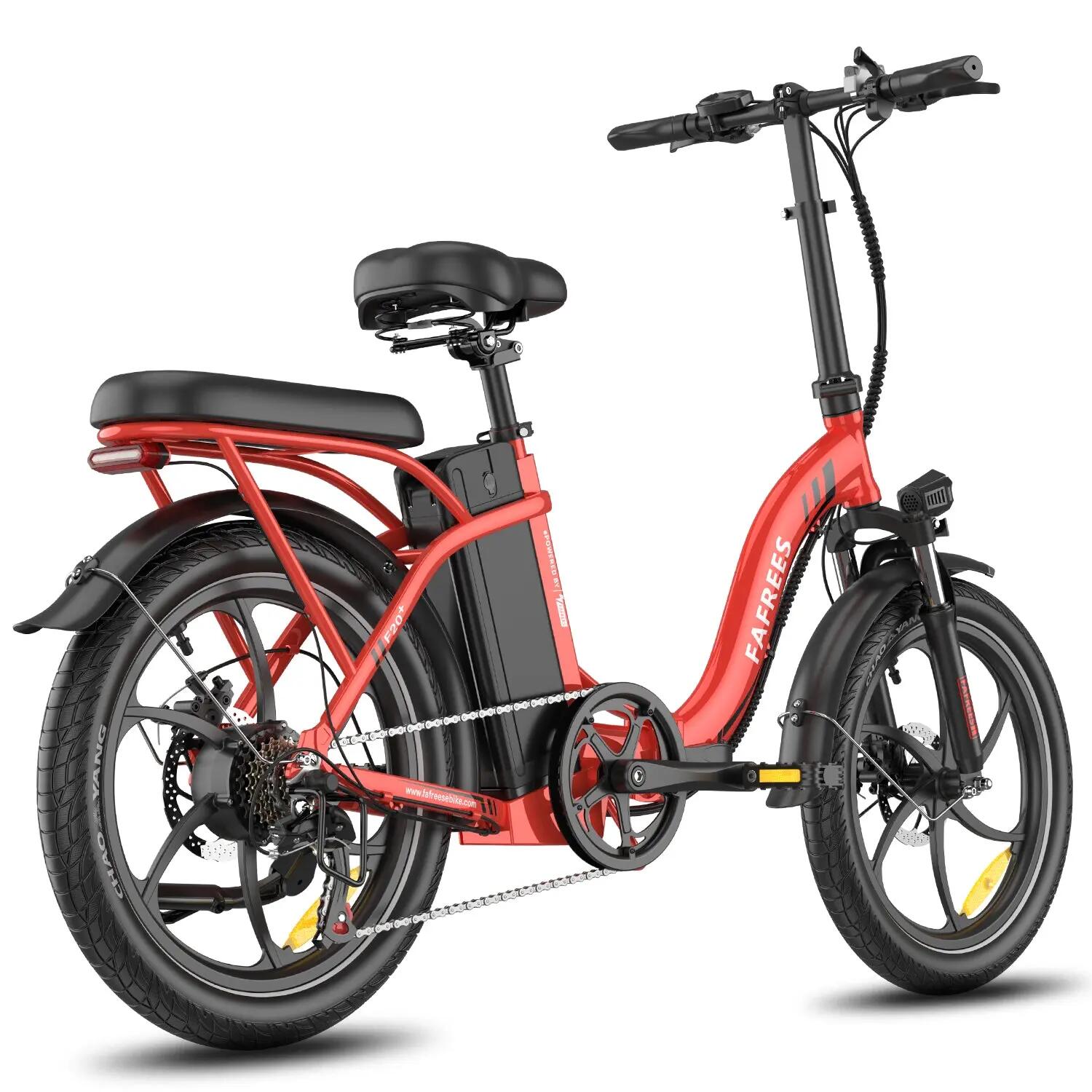 Elektrische Fiets FAFREES F20+ 250W 36V20Ah 20" Rood 4/5