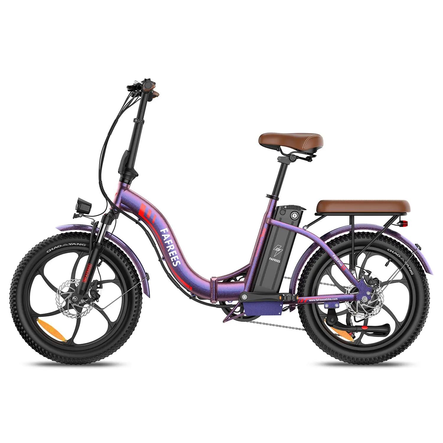 Vélo Électrique FAFREES F20 Pro 250W 36V20Ah 20" Violet Rose 4/5