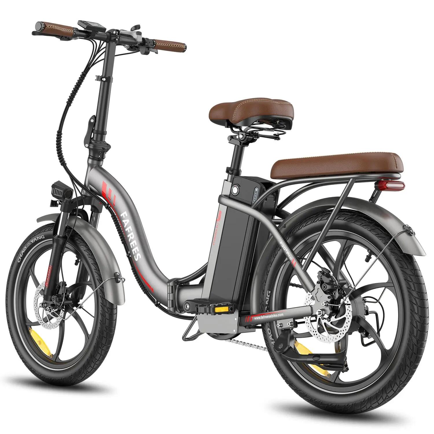 Elektrische Fiets FAFREES F20+ Pro 250W 36V25Ah 20" Grijs 4/5