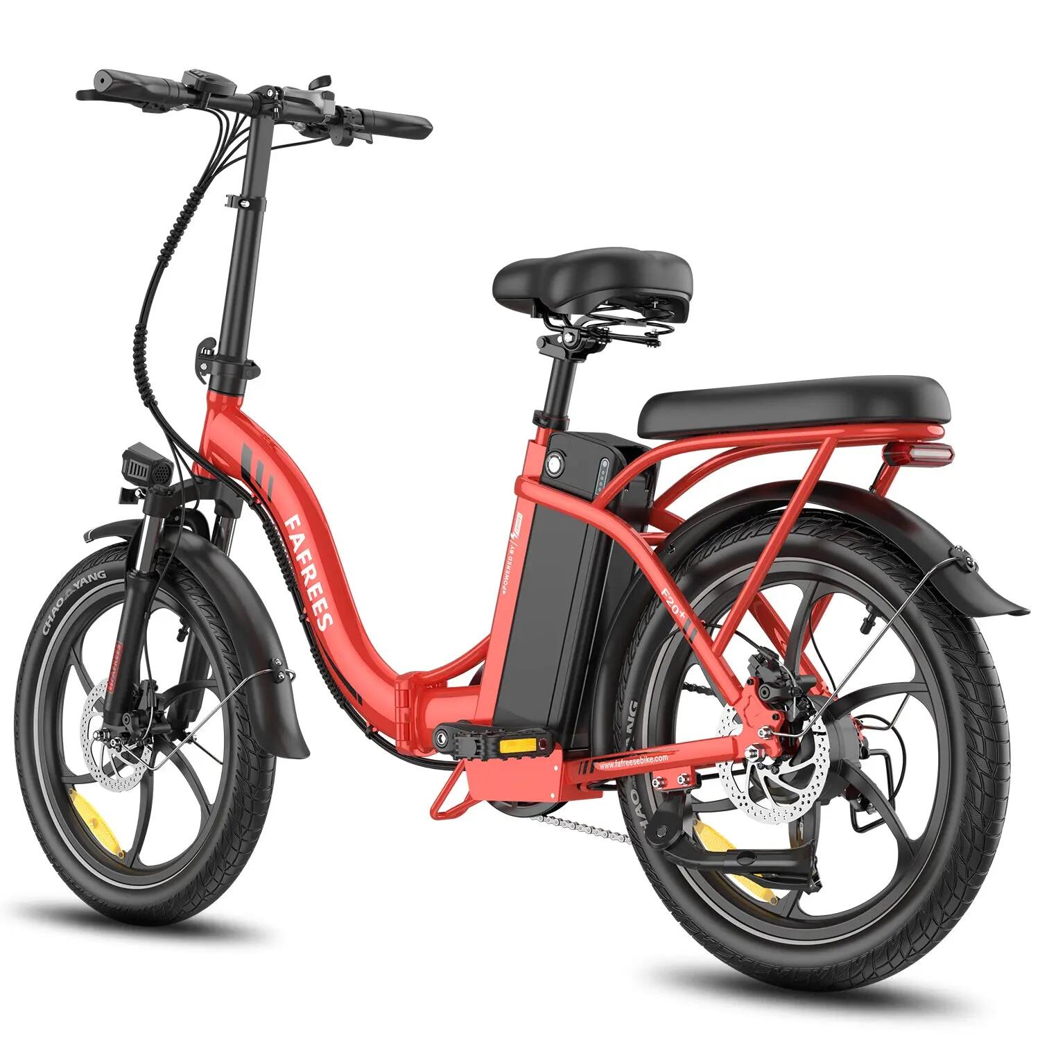 Elektrische Fiets FAFREES F20+ 250W 36V20Ah 20" Rood 3/5