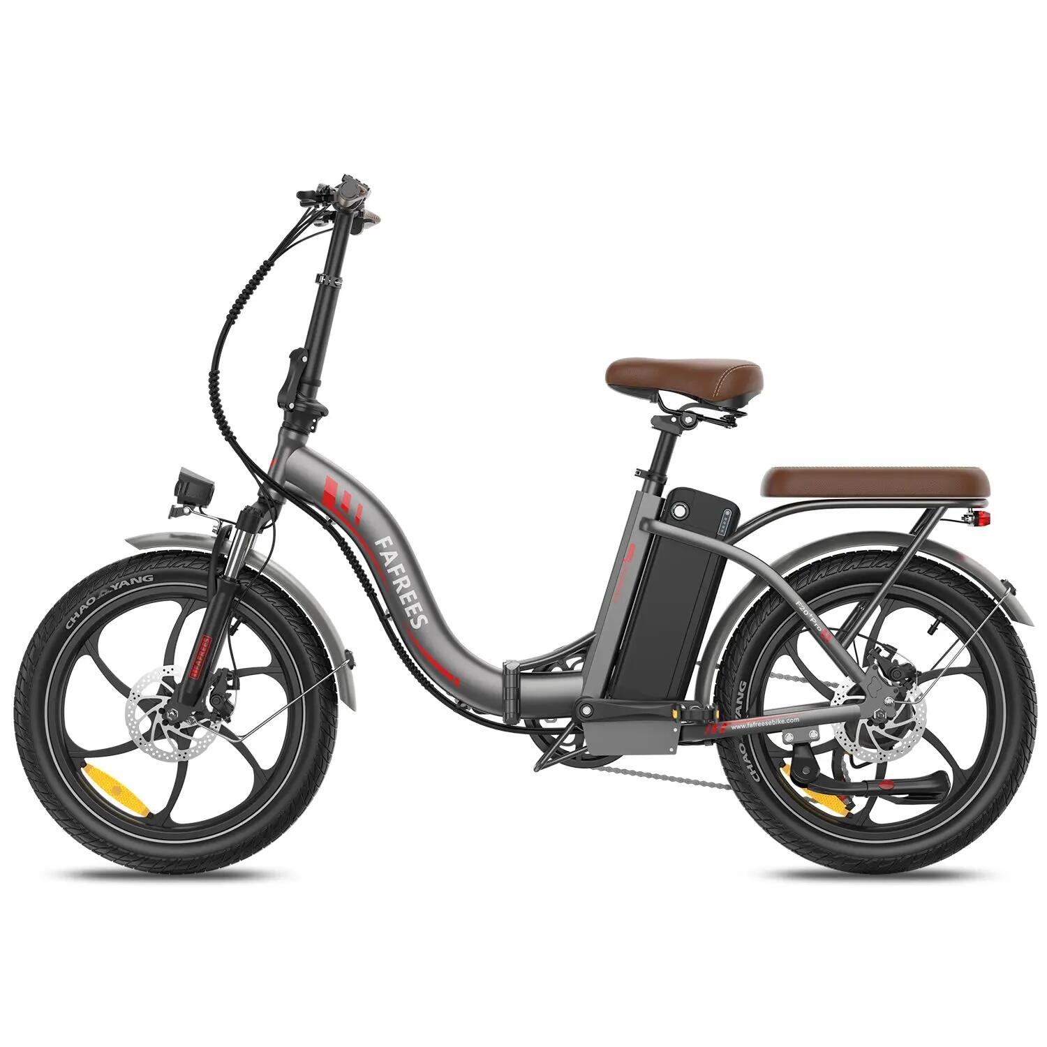 Elektrische Fiets FAFREES F20+ Pro 250W 36V25Ah 20" Grijs 3/5
