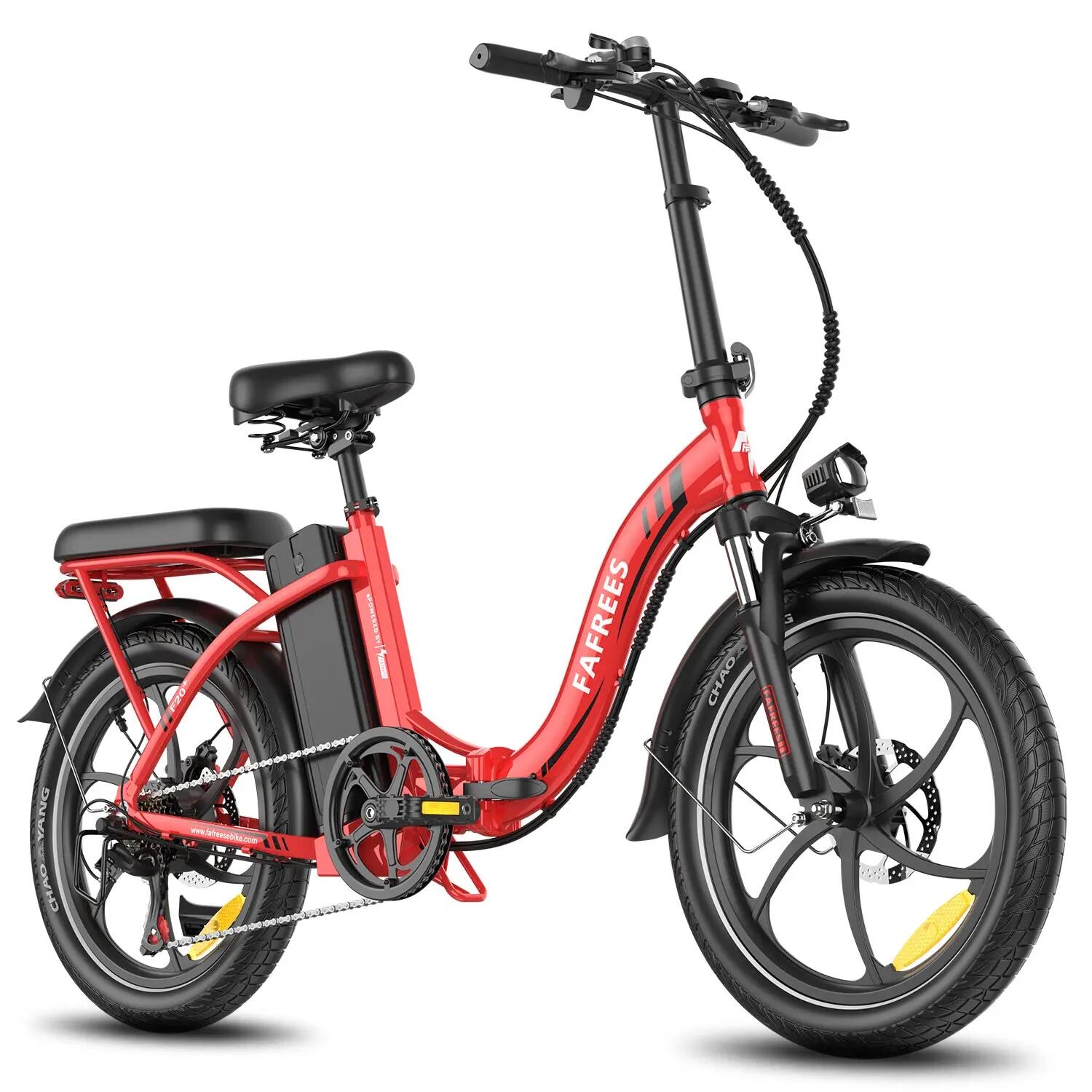 Elektrische Fiets FAFREES F20+ 250W 36V20Ah 20" Rood 2/5