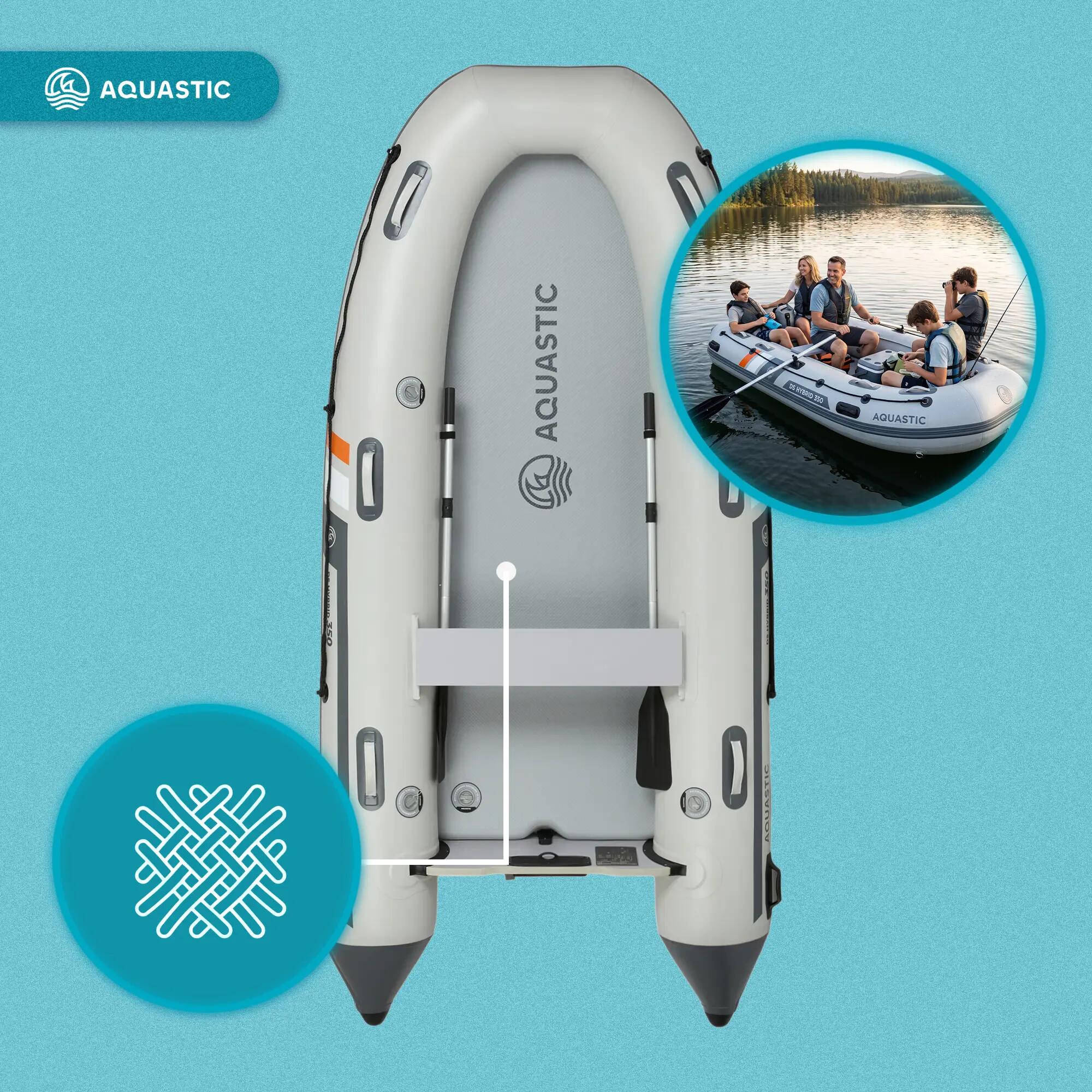 Ponton 5 places AQUASTIC DS Hybrid 9/9