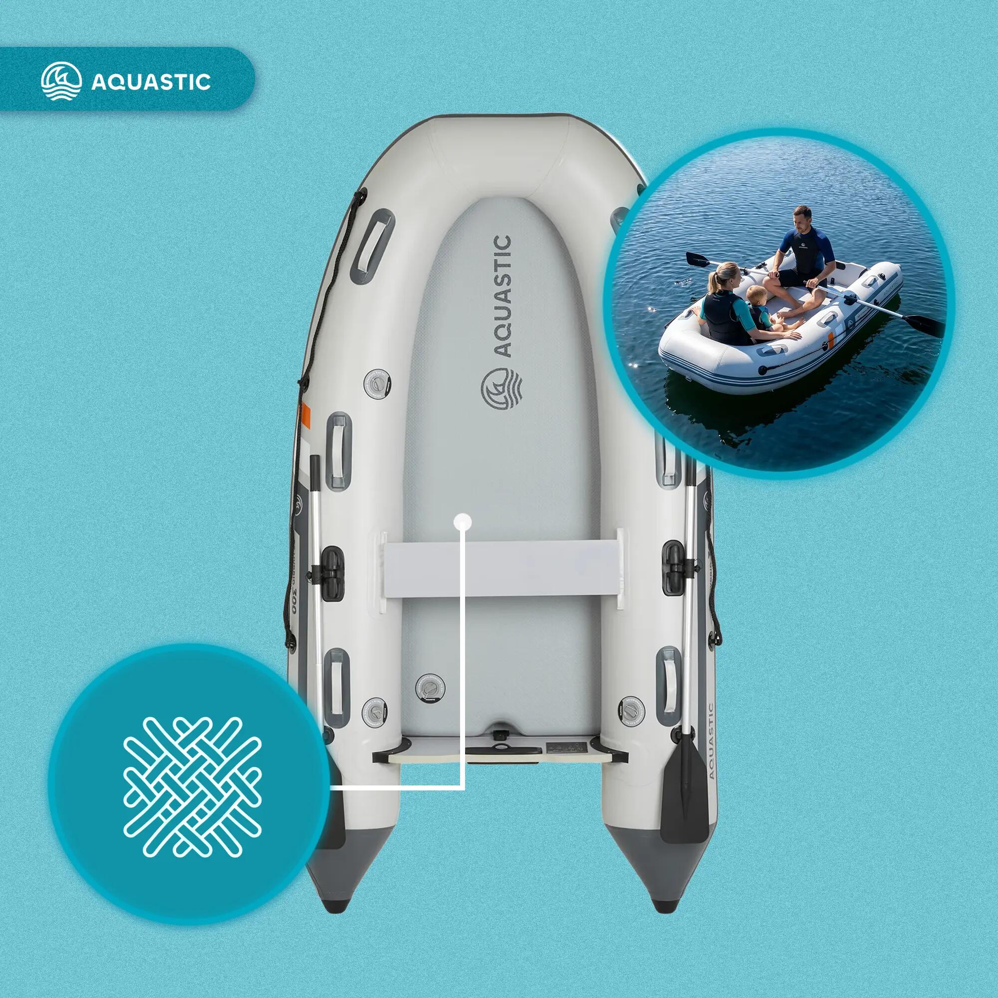 Ponton 4 places AQUASTIC DS Hybrid 9/9