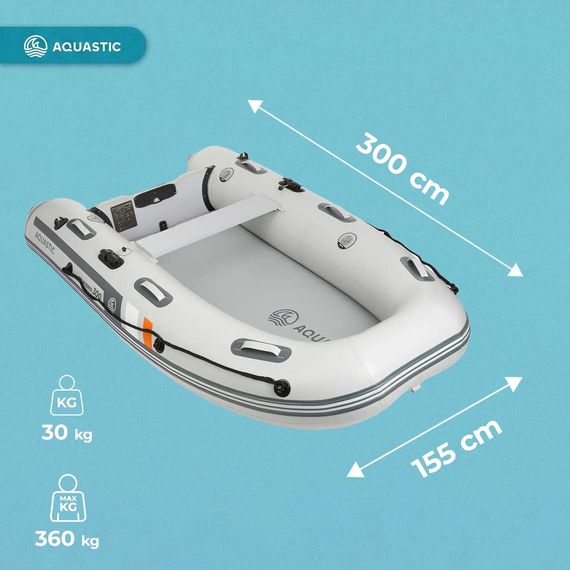 Ponton 4 places AQUASTIC DS Hybrid 3/9