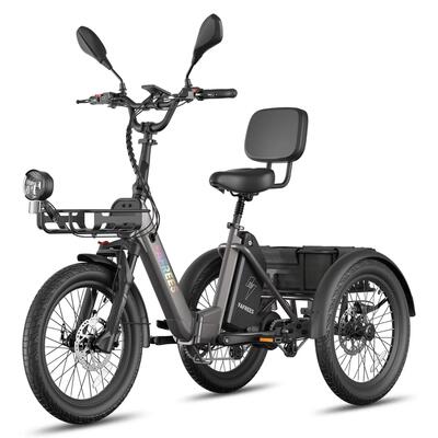 Elektrische fiets fafrees f20 mate ii 250w 48v25ah 20" grijsblauw