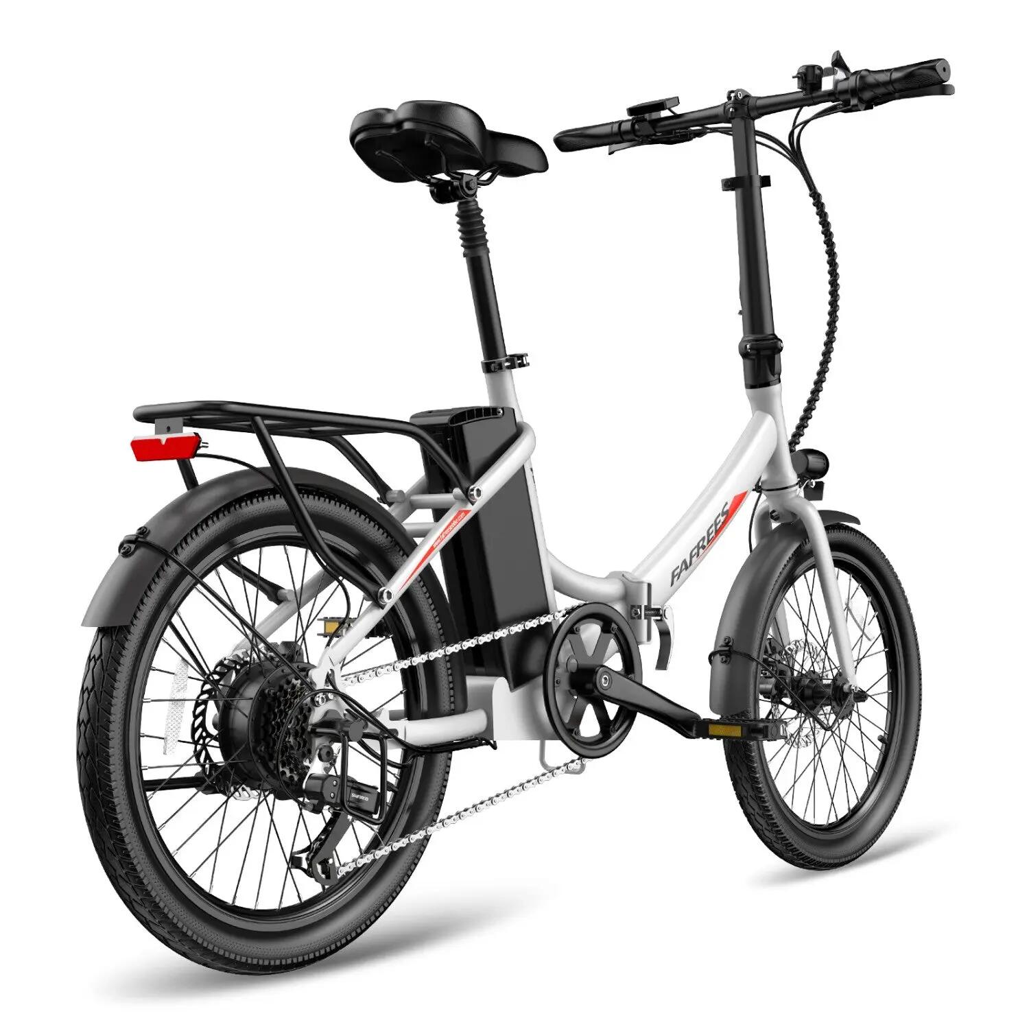 Bicicleta Eléctrica FAFREES F20 LIGHT 250W 36V20Ah 20" Blanco 5/5